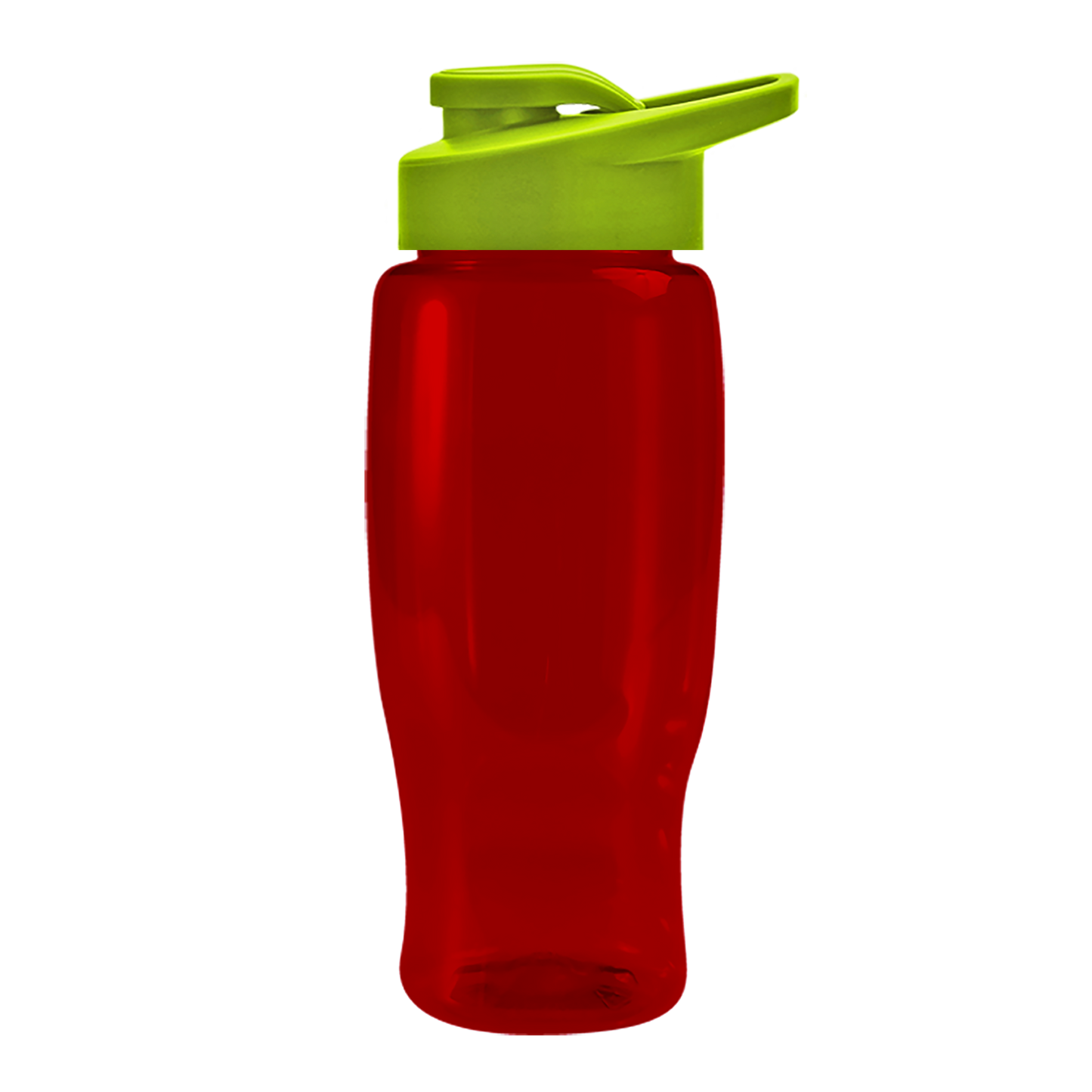 Poly+ Recycled Bottle with Drink-Thru Lid - 27 oz.