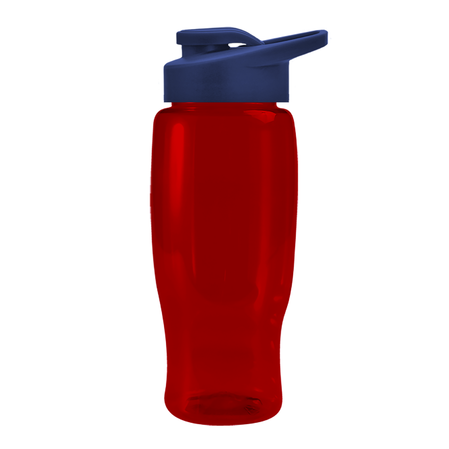 Poly+ Recycled Bottle with Drink-Thru Lid - 27 oz.