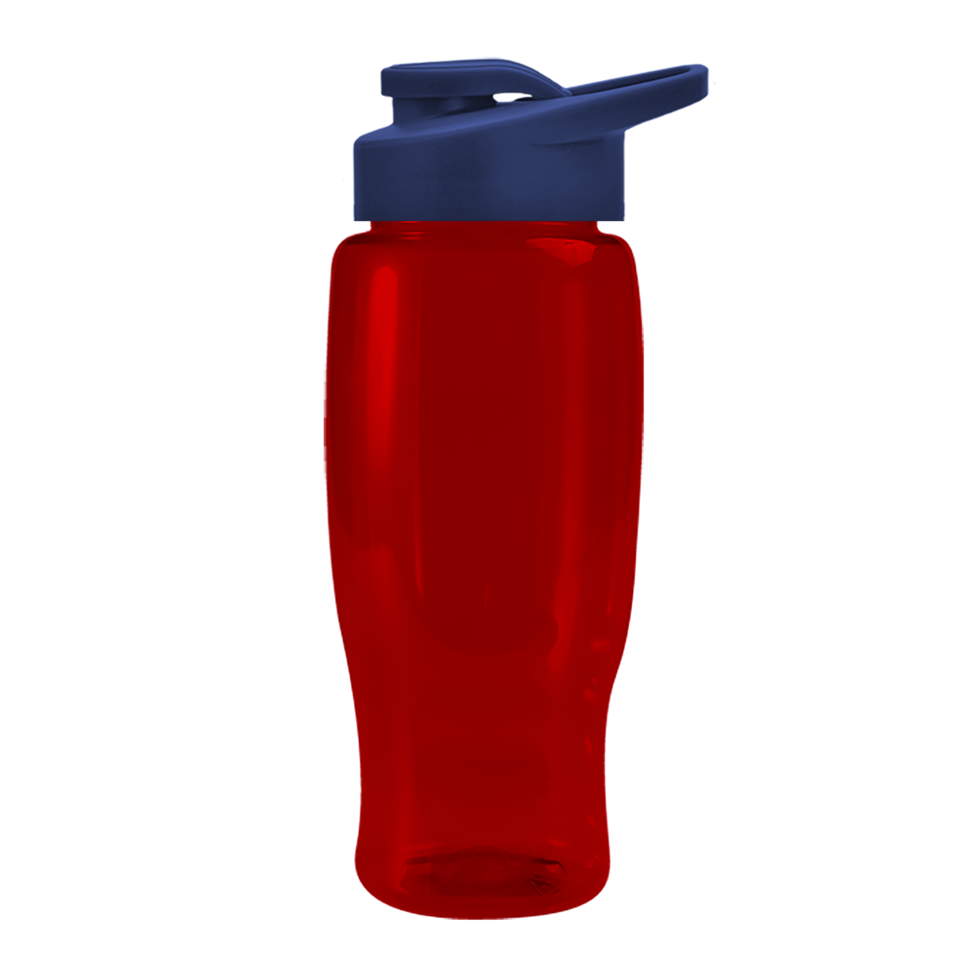 Poly+ Recycled Bottle with Drink-Thru Lid - 27 oz.