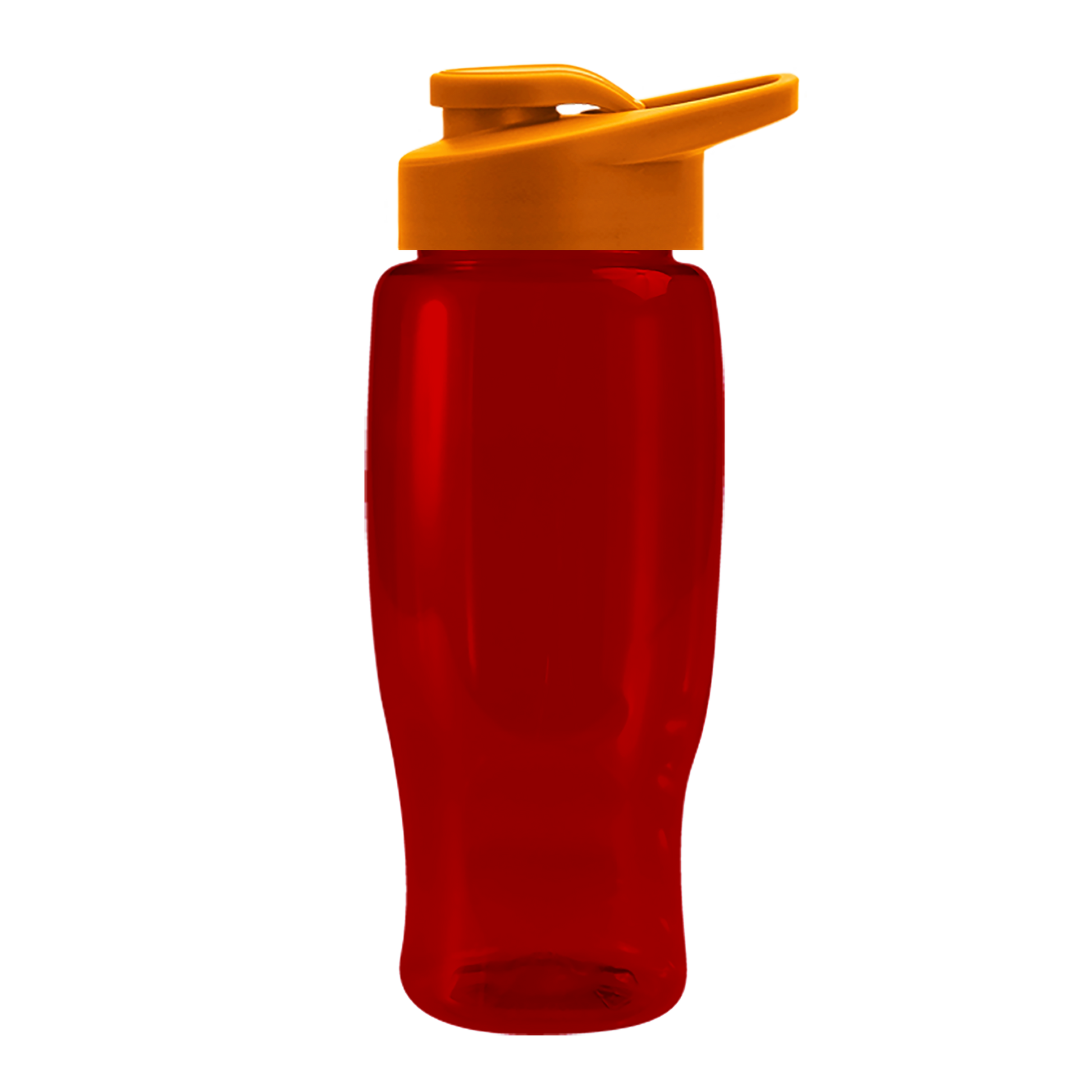 Poly+ Recycled Bottle with Drink-Thru Lid - 27 oz.