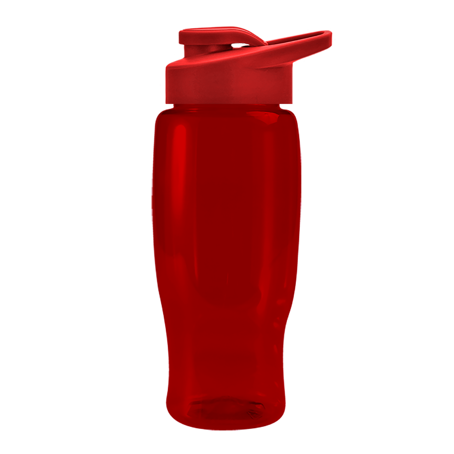 Poly+ Recycled Bottle with Drink-Thru Lid - 27 oz.