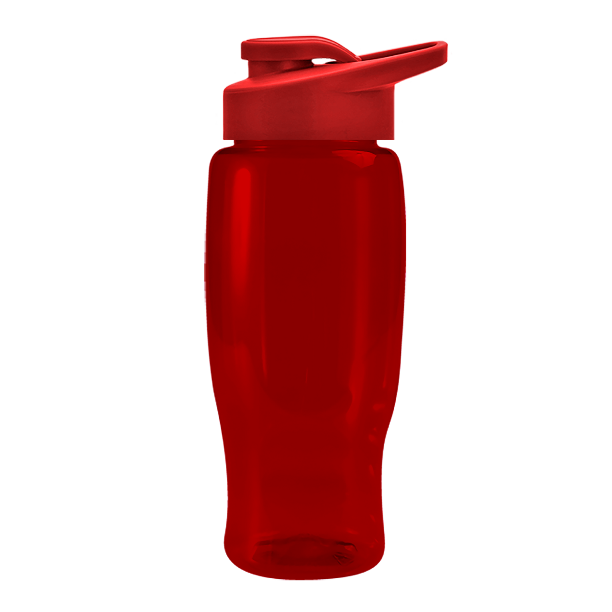 Poly+ Recycled Bottle with Drink-Thru Lid - 27 oz.