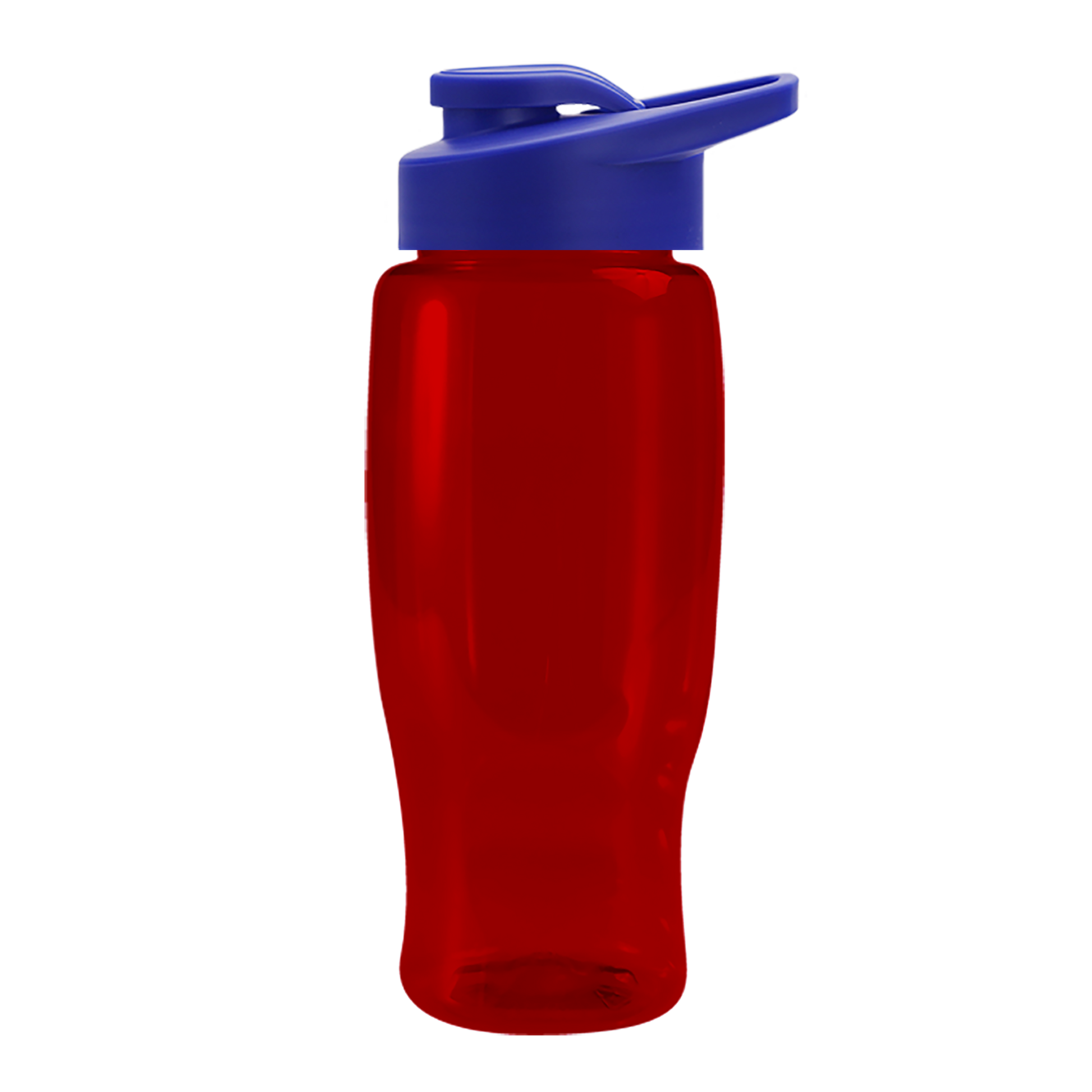 Poly+ Recycled Bottle with Drink-Thru Lid - 27 oz.