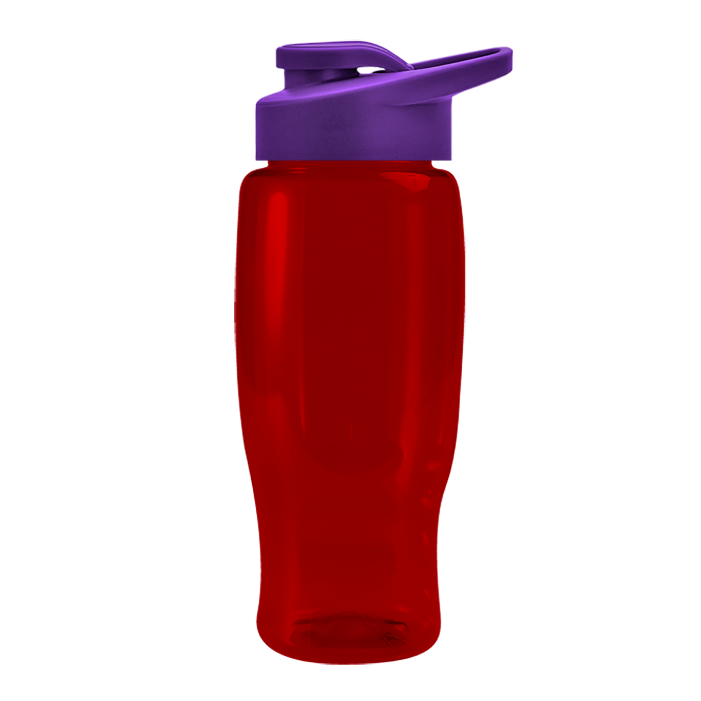 Poly+ Recycled Bottle with Drink-Thru Lid - 27 oz.