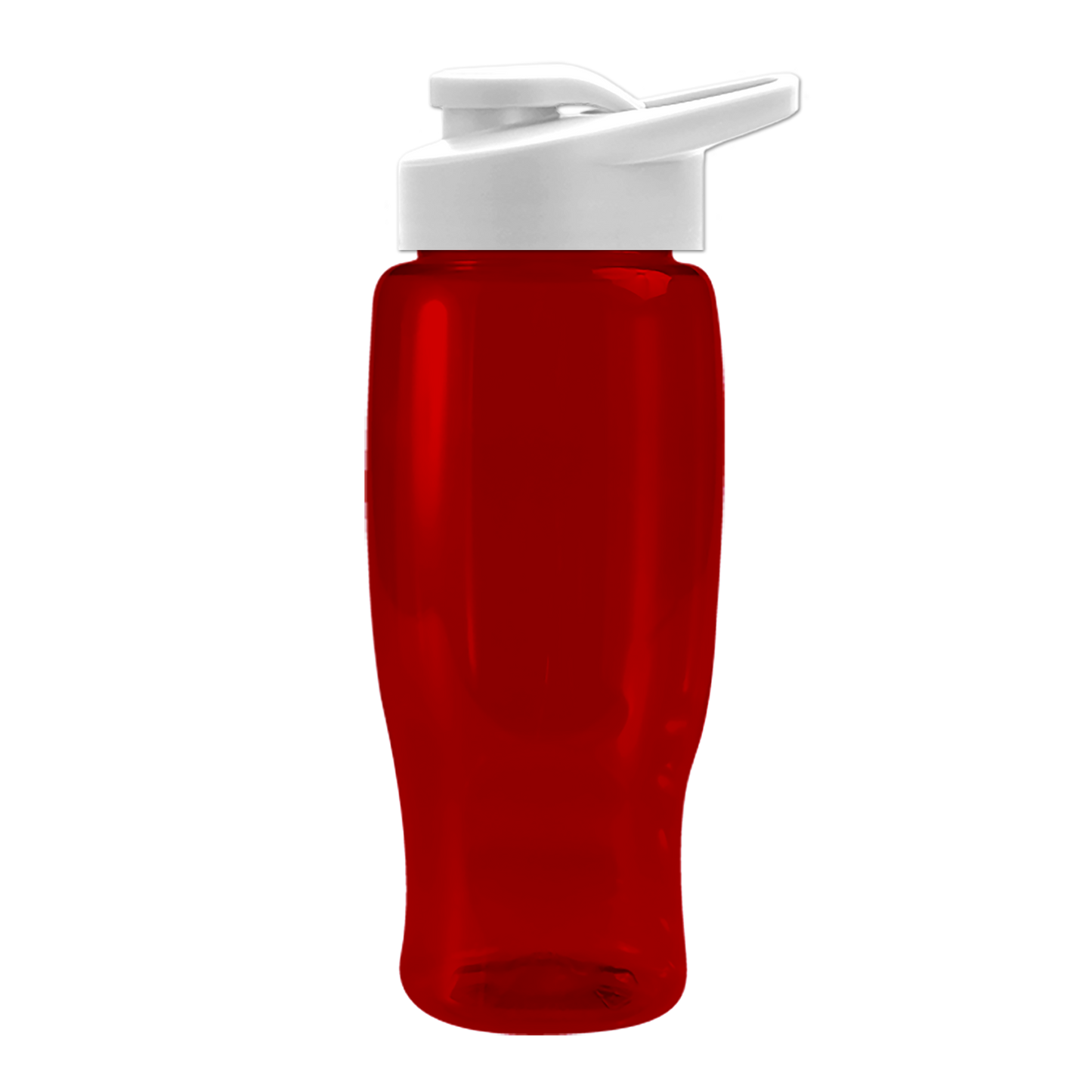 Poly+ Recycled Bottle with Drink-Thru Lid - 27 oz.