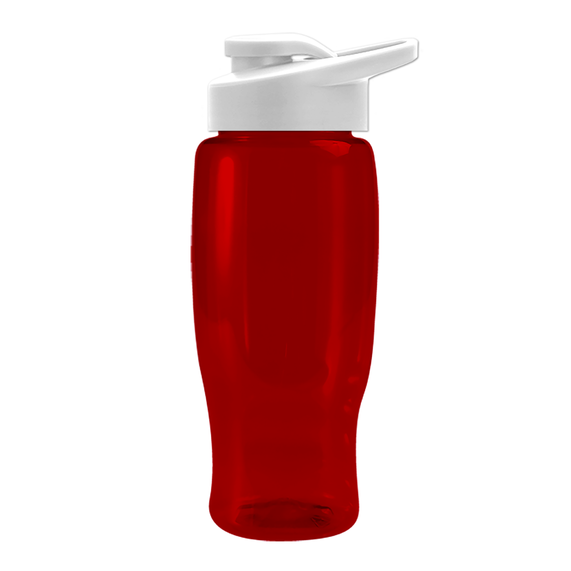 Poly+ Recycled Bottle with Drink-Thru Lid - 27 oz.