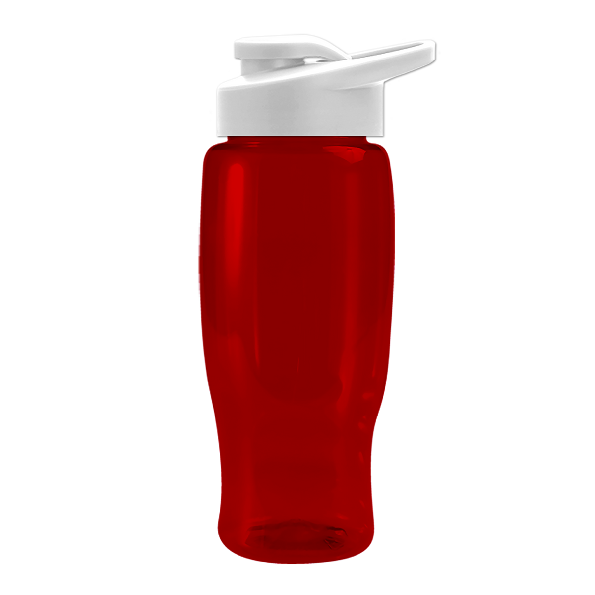 Custom logo Poly+ Recycled Bottle with Drink-Thru Lid - 27 oz.