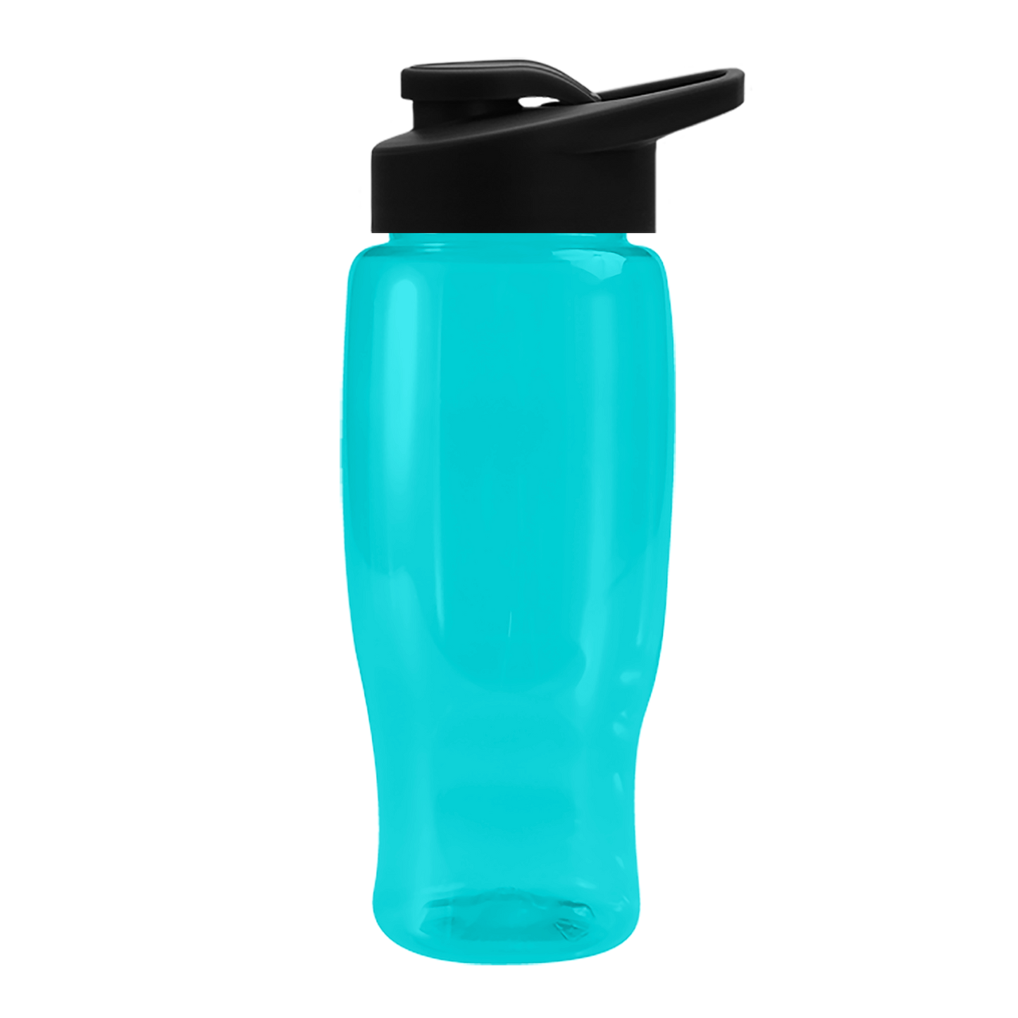 Poly+ Recycled Bottle with Drink-Thru Lid - 27 oz.