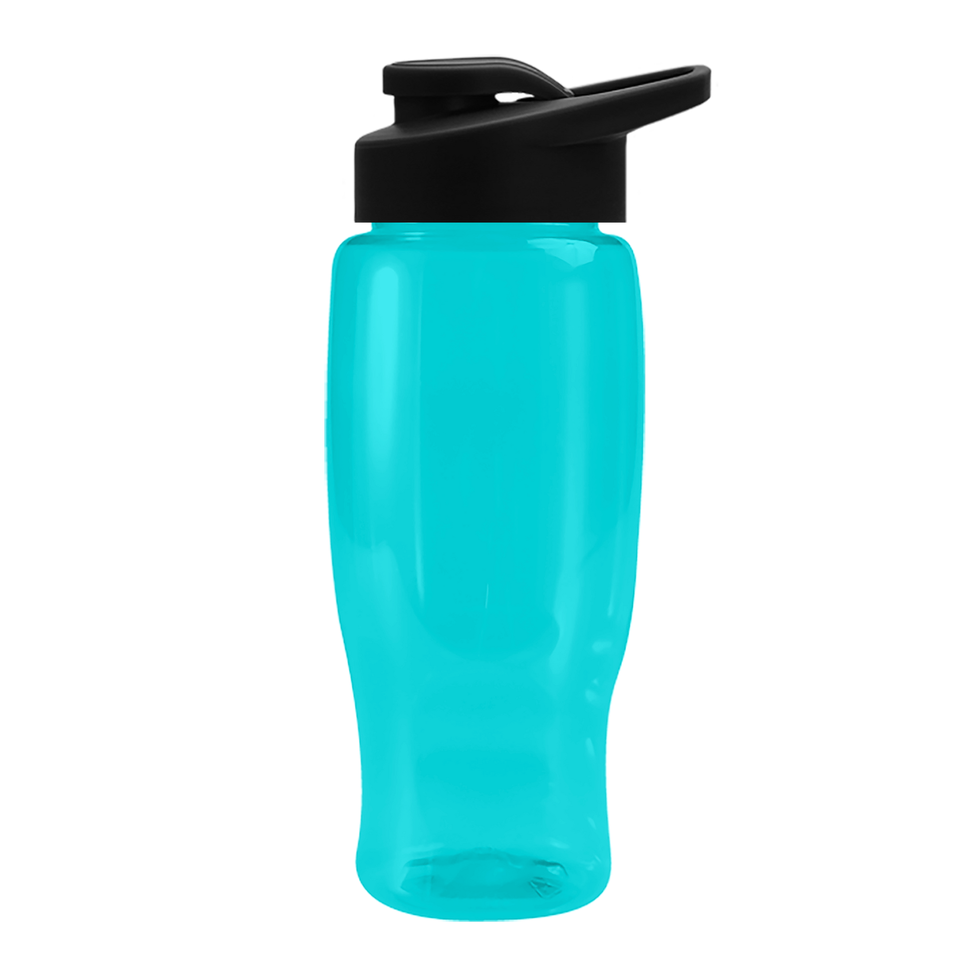 Poly+ Recycled Bottle with Drink-Thru Lid - 27 oz.