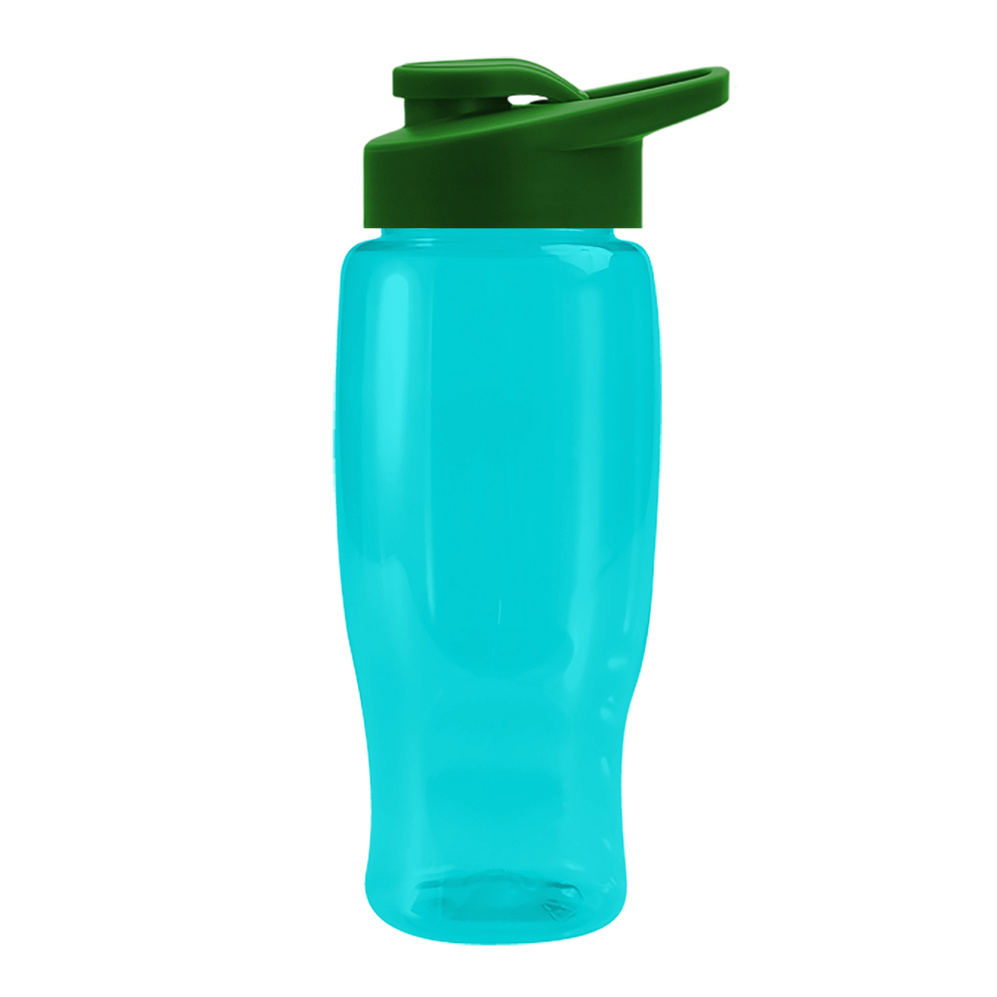 Poly+ Recycled Bottle with Drink-Thru Lid - 27 oz.
