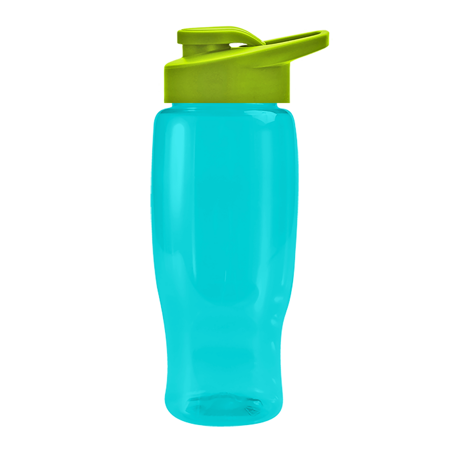 Poly+ Recycled Bottle with Drink-Thru Lid - 27 oz.