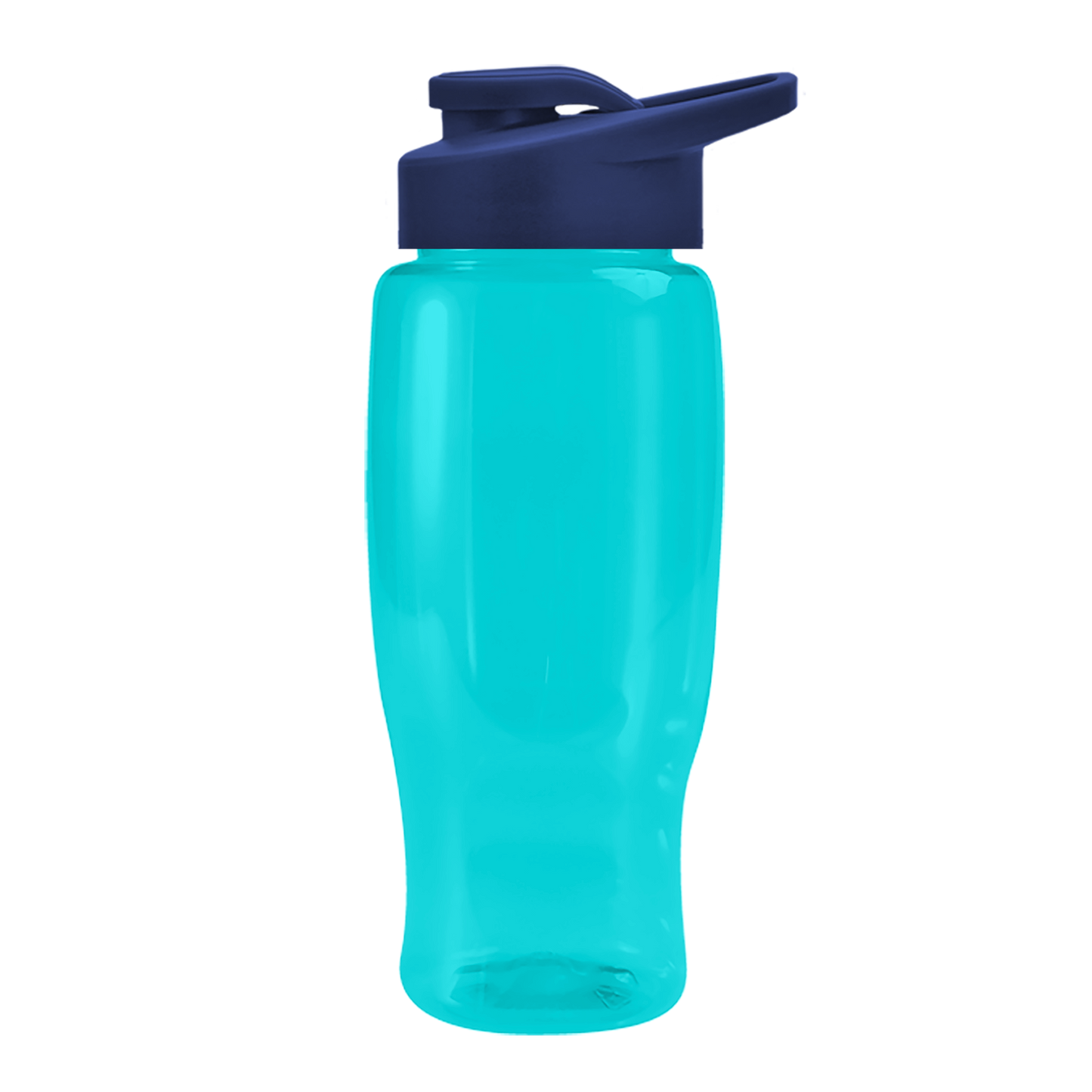 Poly+ Recycled Bottle with Drink-Thru Lid - 27 oz.