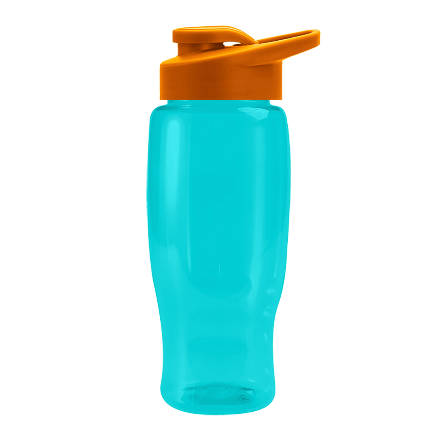 Poly+ Recycled Bottle with Drink-Thru Lid - 27 oz.