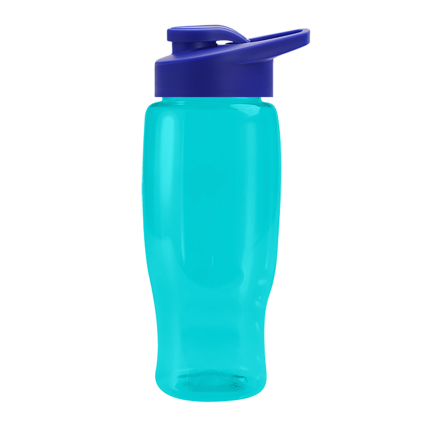 Poly+ Recycled Bottle with Drink-Thru Lid - 27 oz.