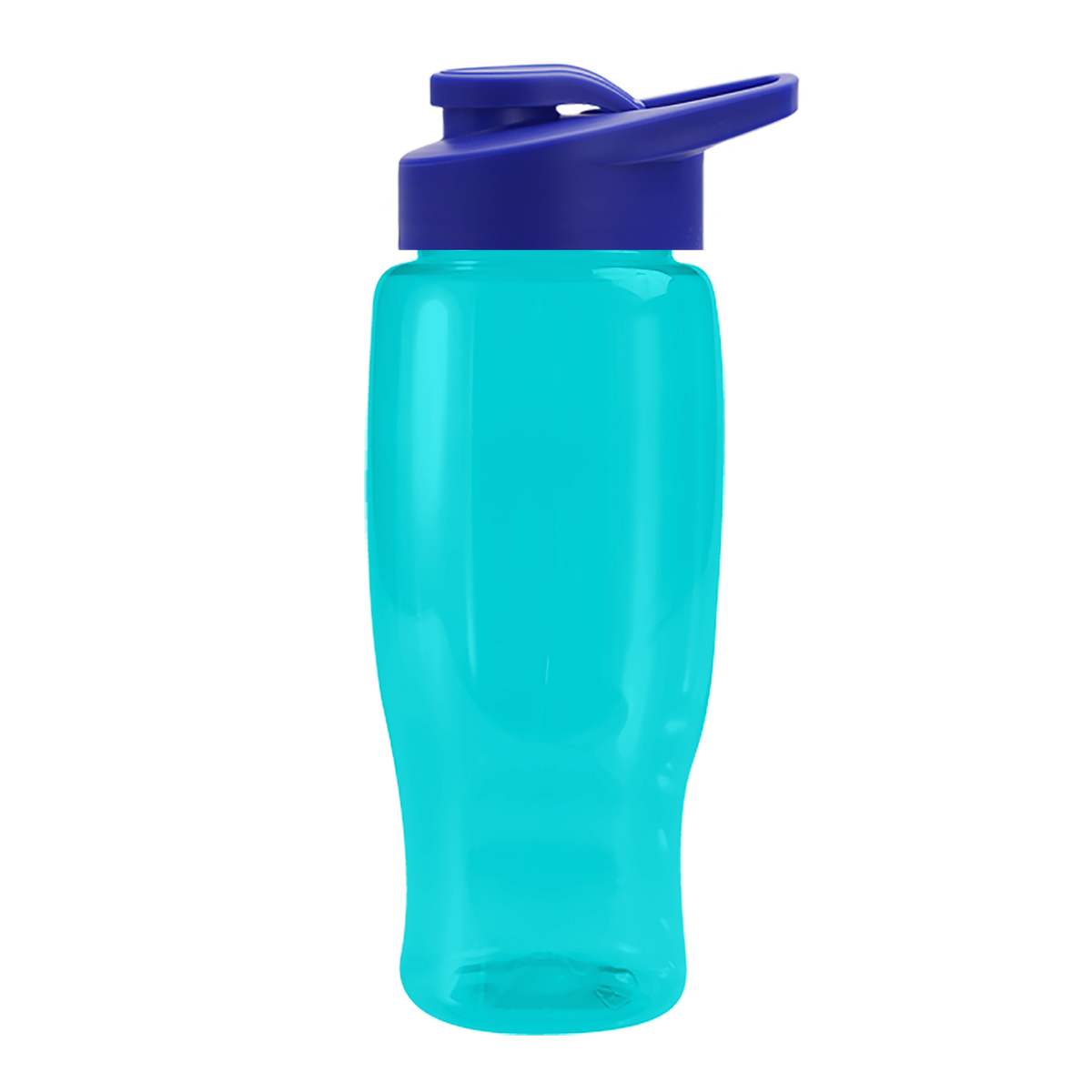 Custom logo Poly+ Recycled Bottle with Drink-Thru Lid - 27 oz.