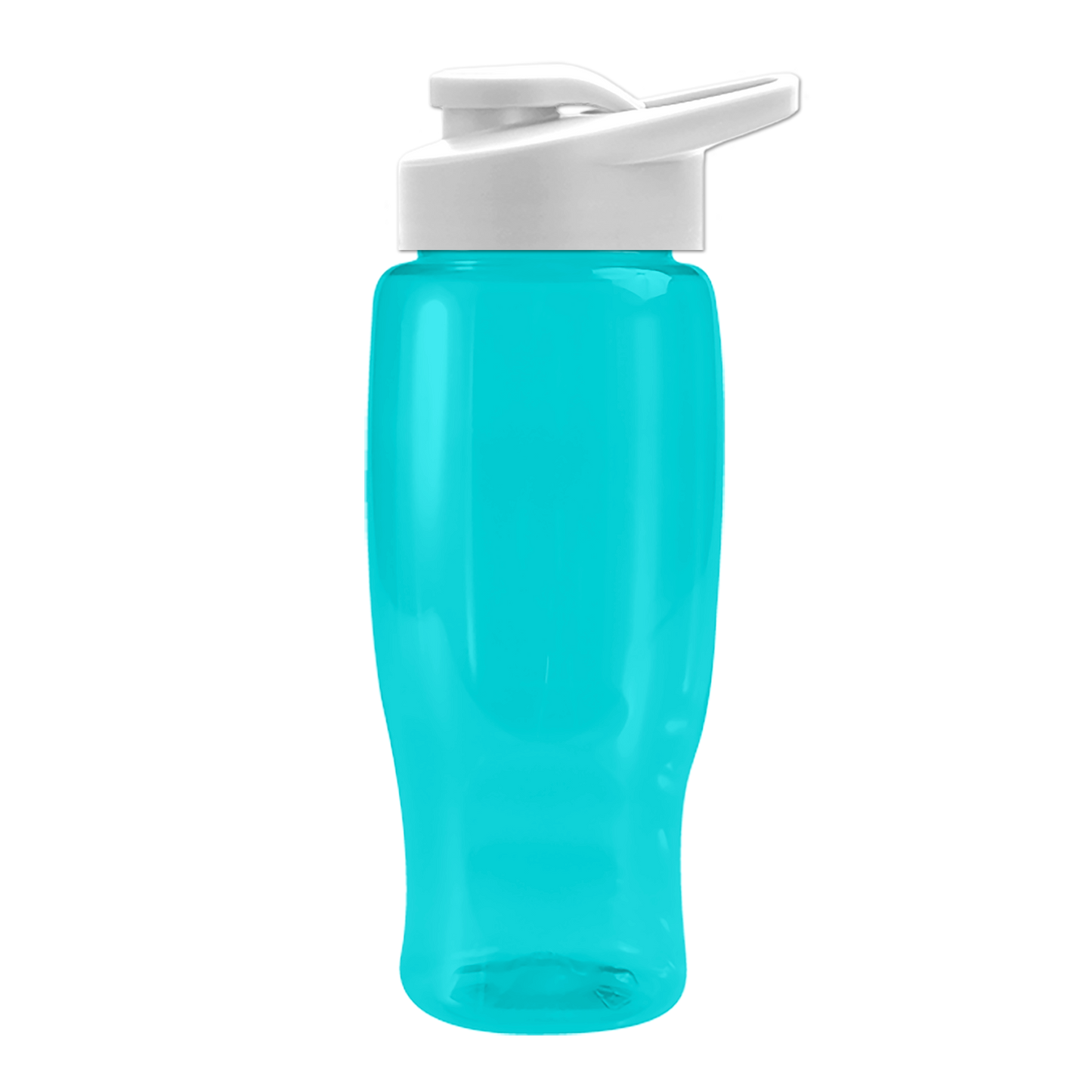 Poly+ Recycled Bottle with Drink-Thru Lid - 27 oz.