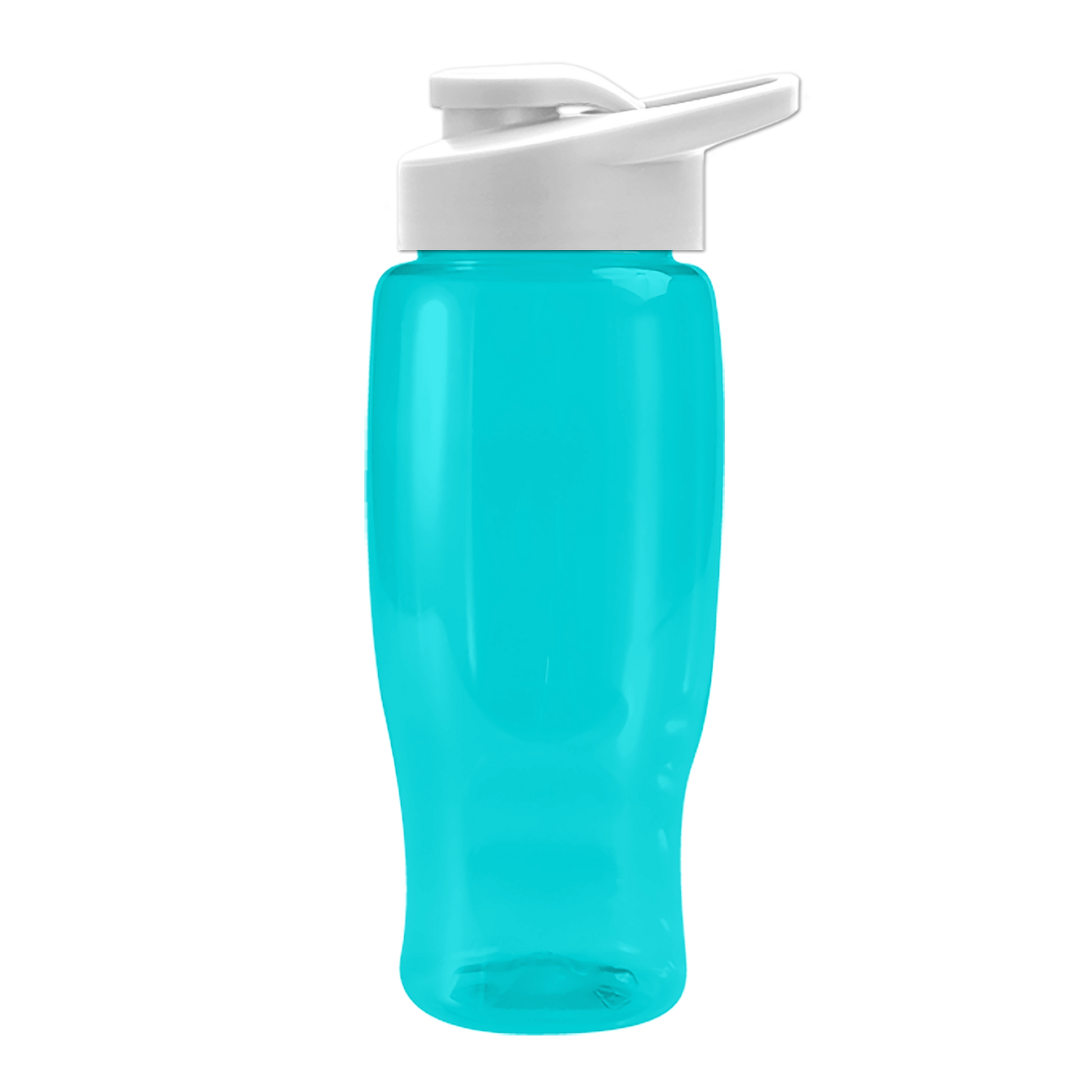 Poly+ Recycled Bottle with Drink-Thru Lid - 27 oz.