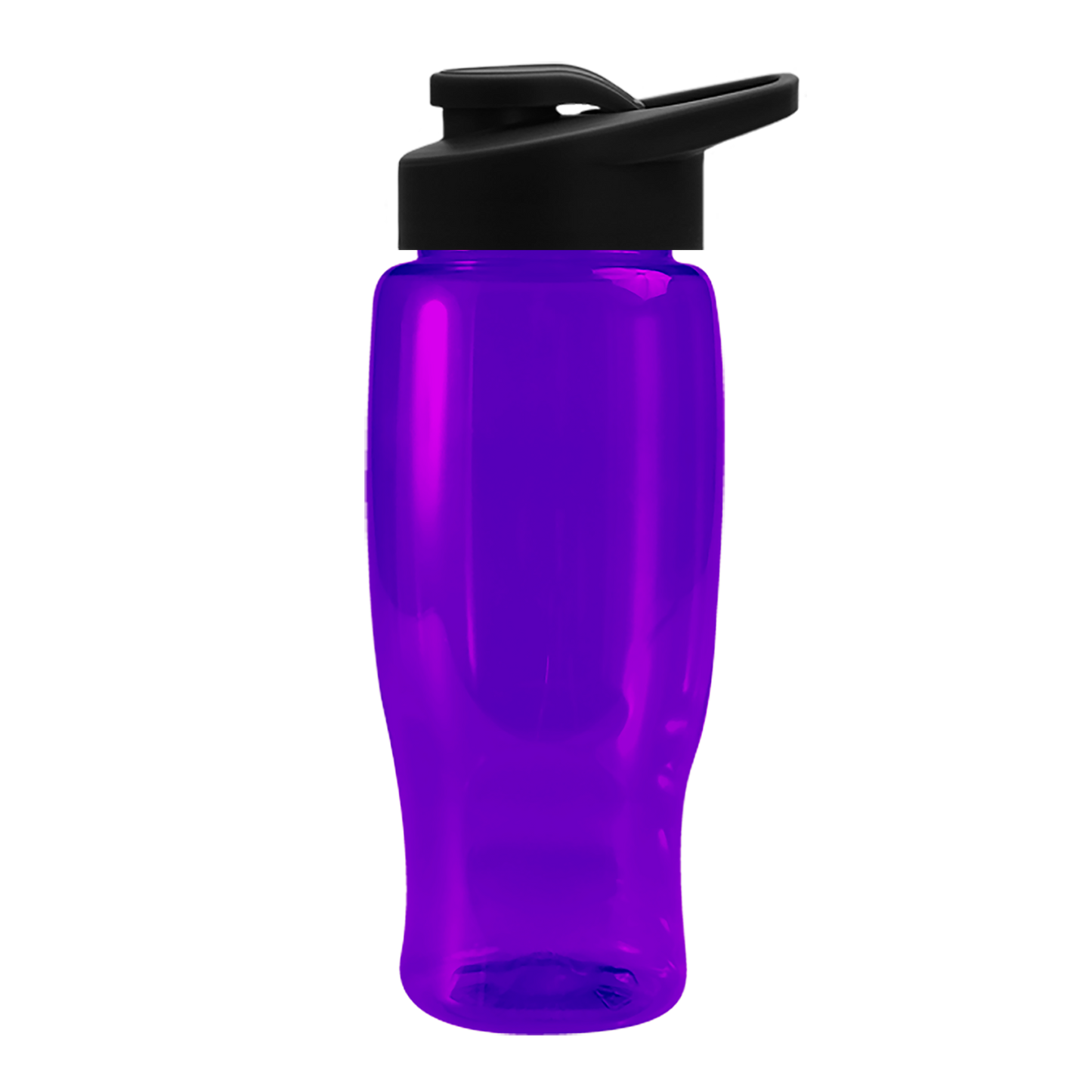 Poly+ Recycled Bottle with Drink-Thru Lid - 27 oz.