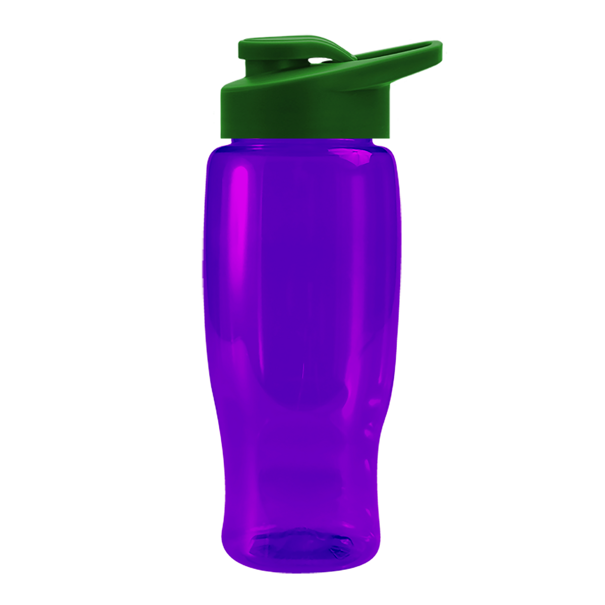 Custom logo Poly+ Recycled Bottle with Drink-Thru Lid - 27 oz.
