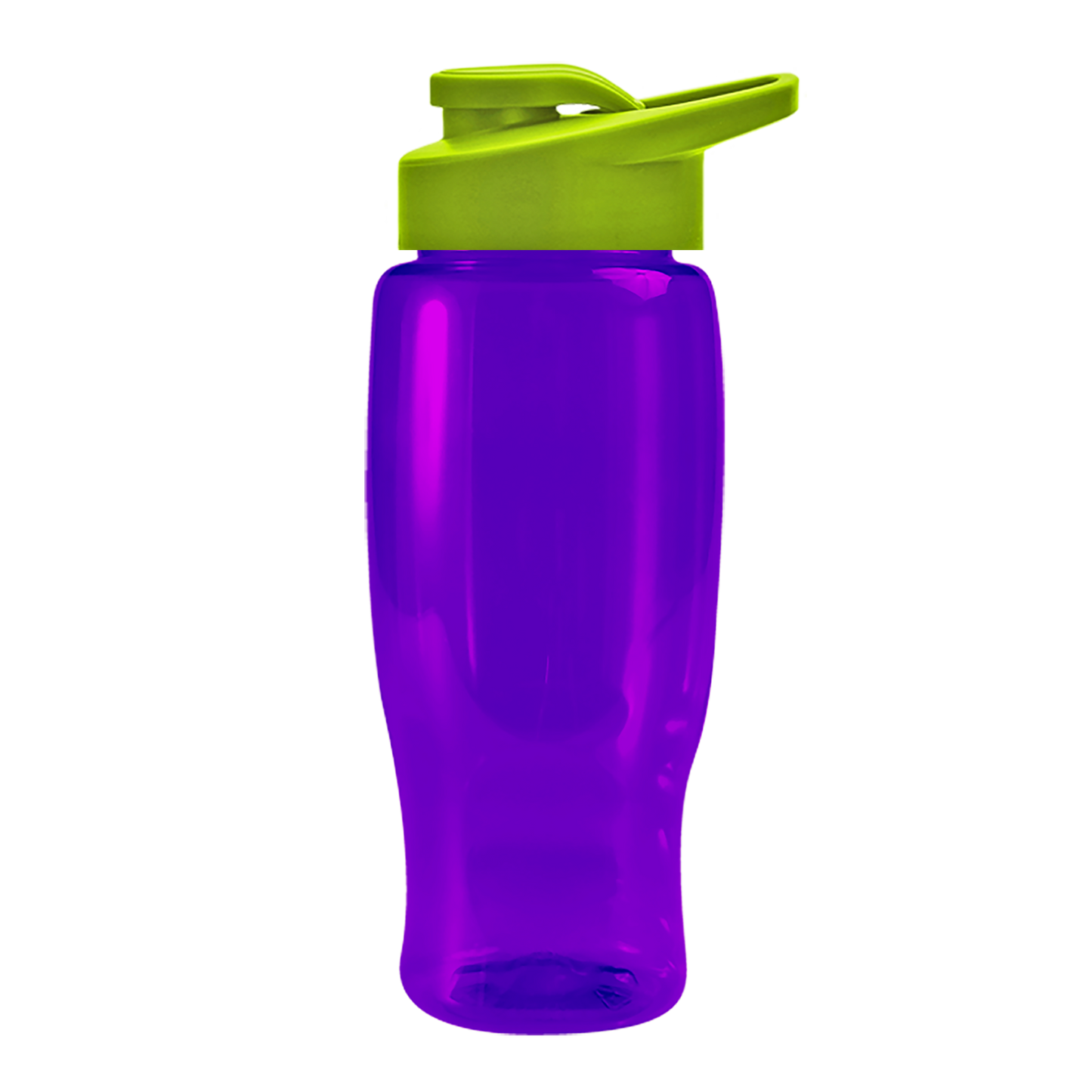 Poly+ Recycled Bottle with Drink-Thru Lid - 27 oz.