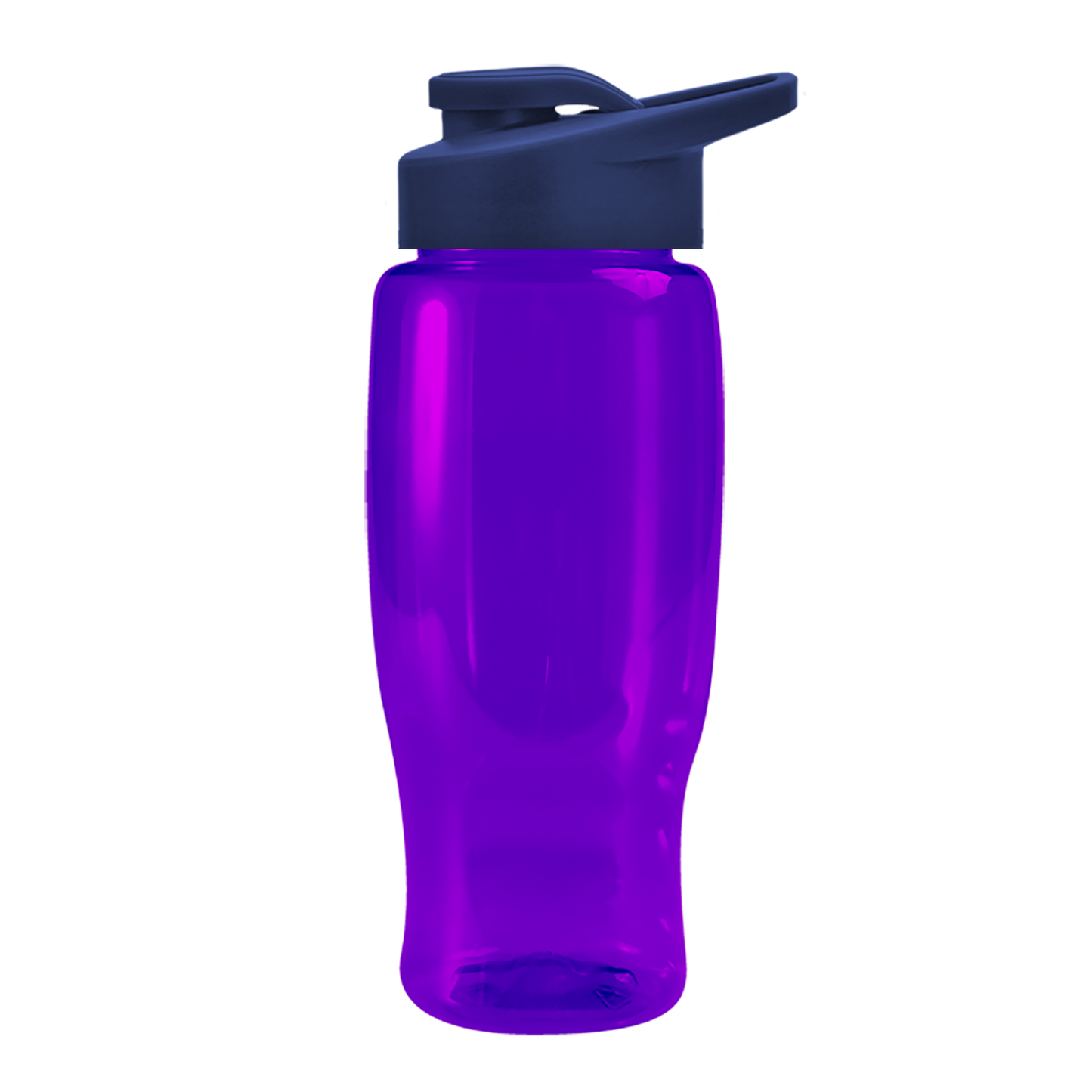 Poly+ Recycled Bottle with Drink-Thru Lid - 27 oz.