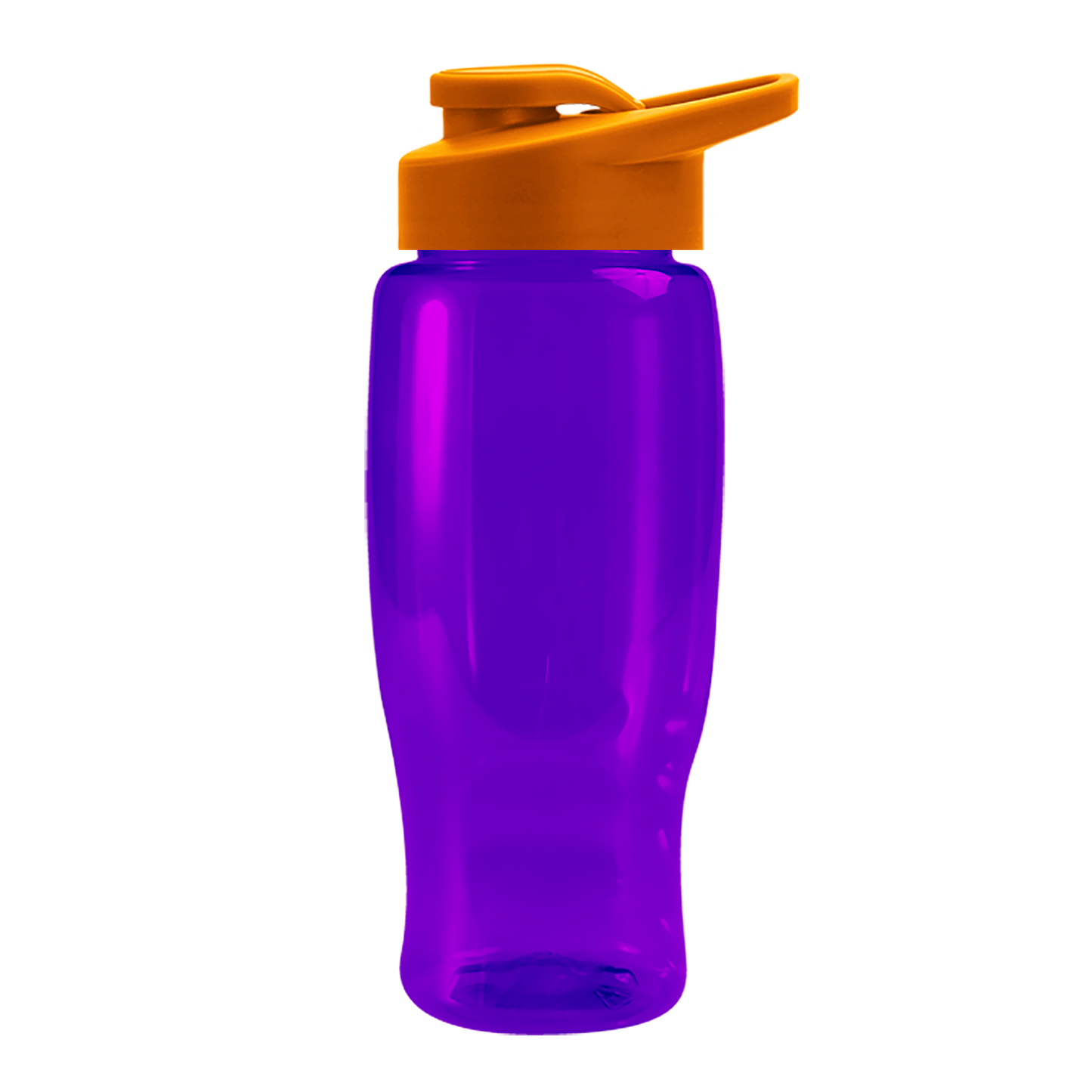 Poly+ Recycled Bottle with Drink-Thru Lid - 27 oz.