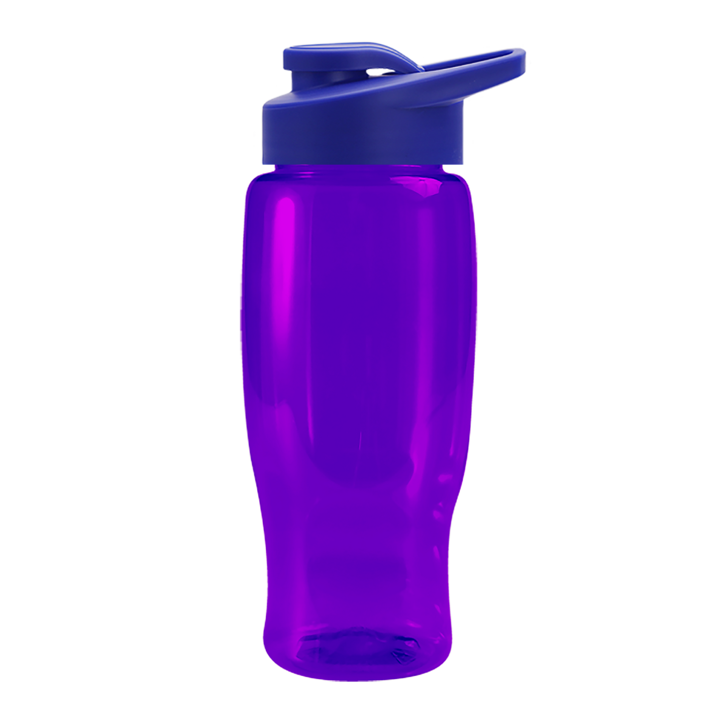 Poly+ Recycled Bottle with Drink-Thru Lid - 27 oz.