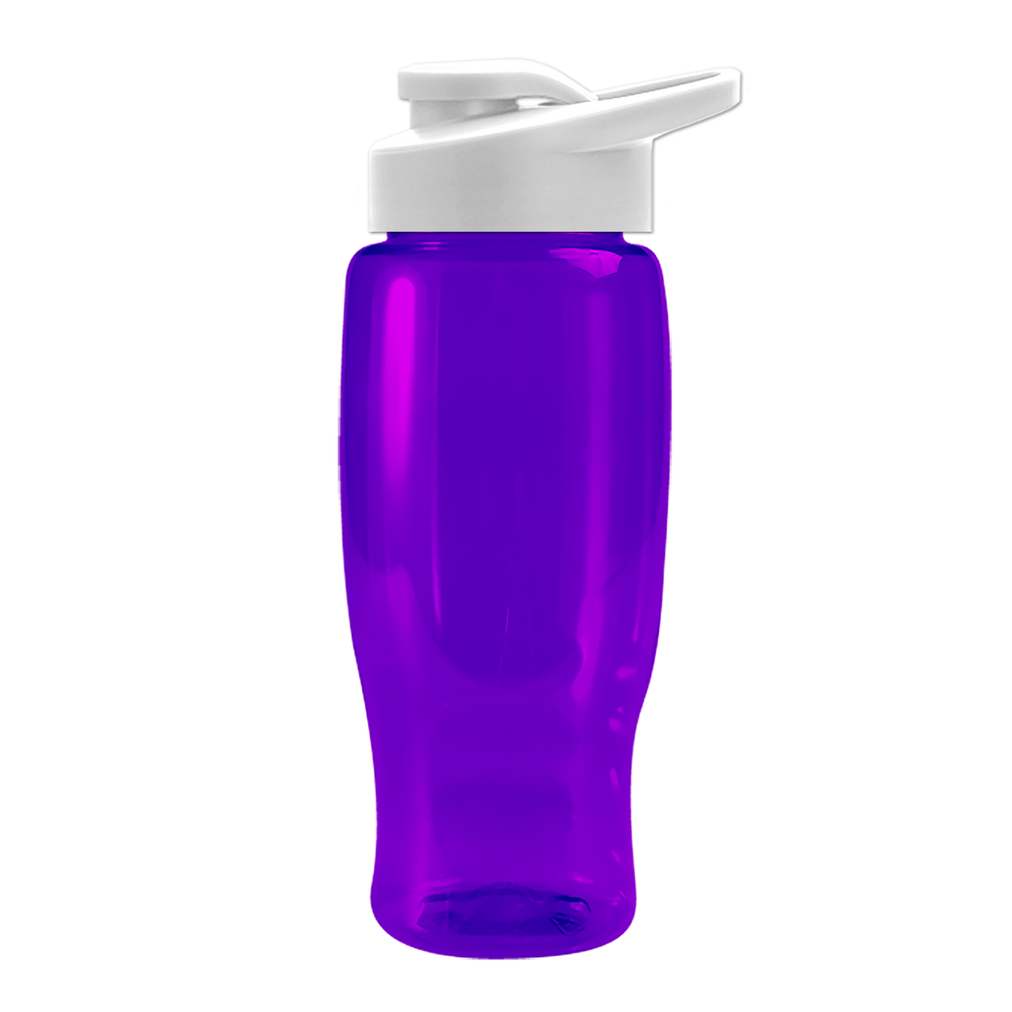 Poly+ Recycled Bottle with Drink-Thru Lid - 27 oz.