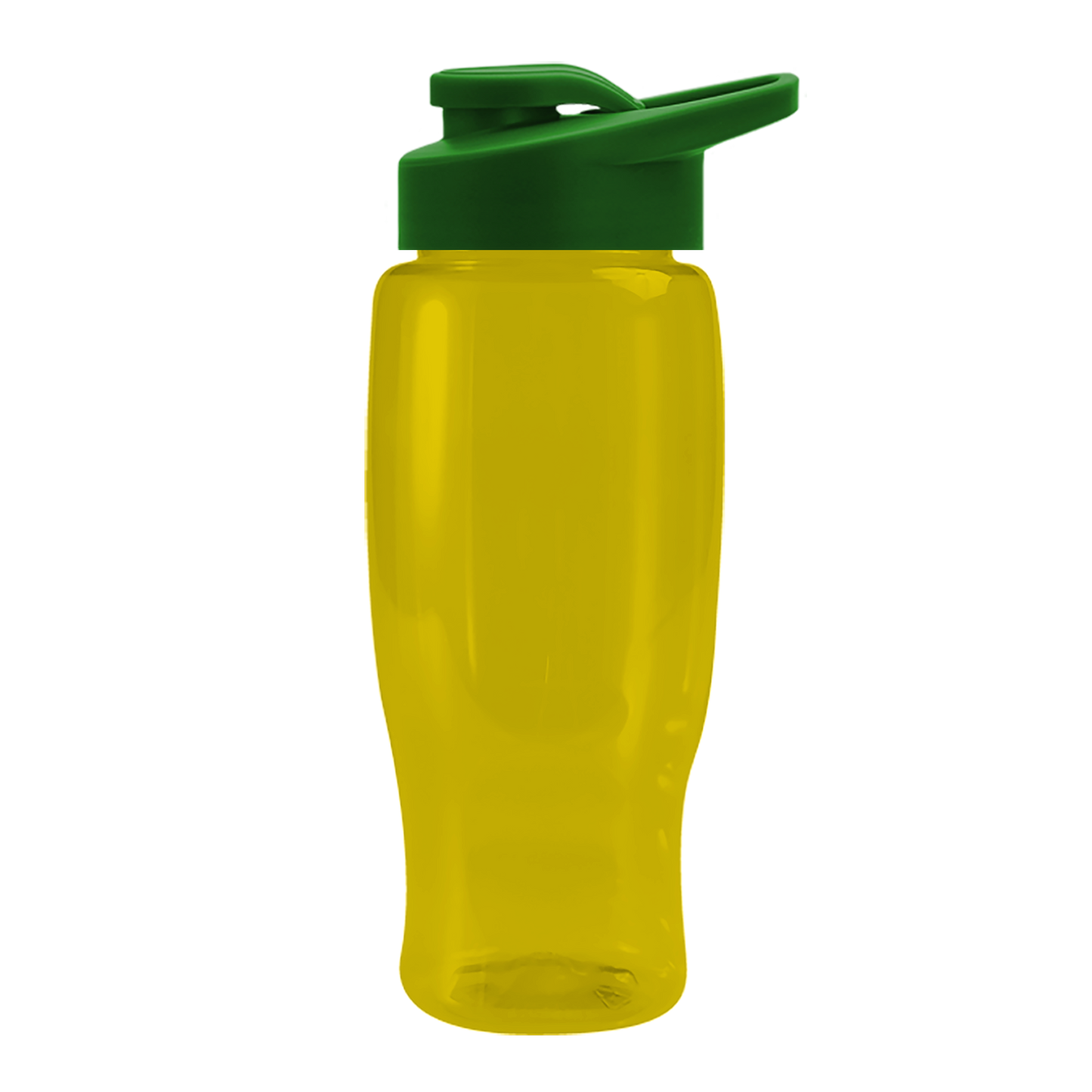 Poly+ Recycled Bottle with Drink-Thru Lid - 27 oz.