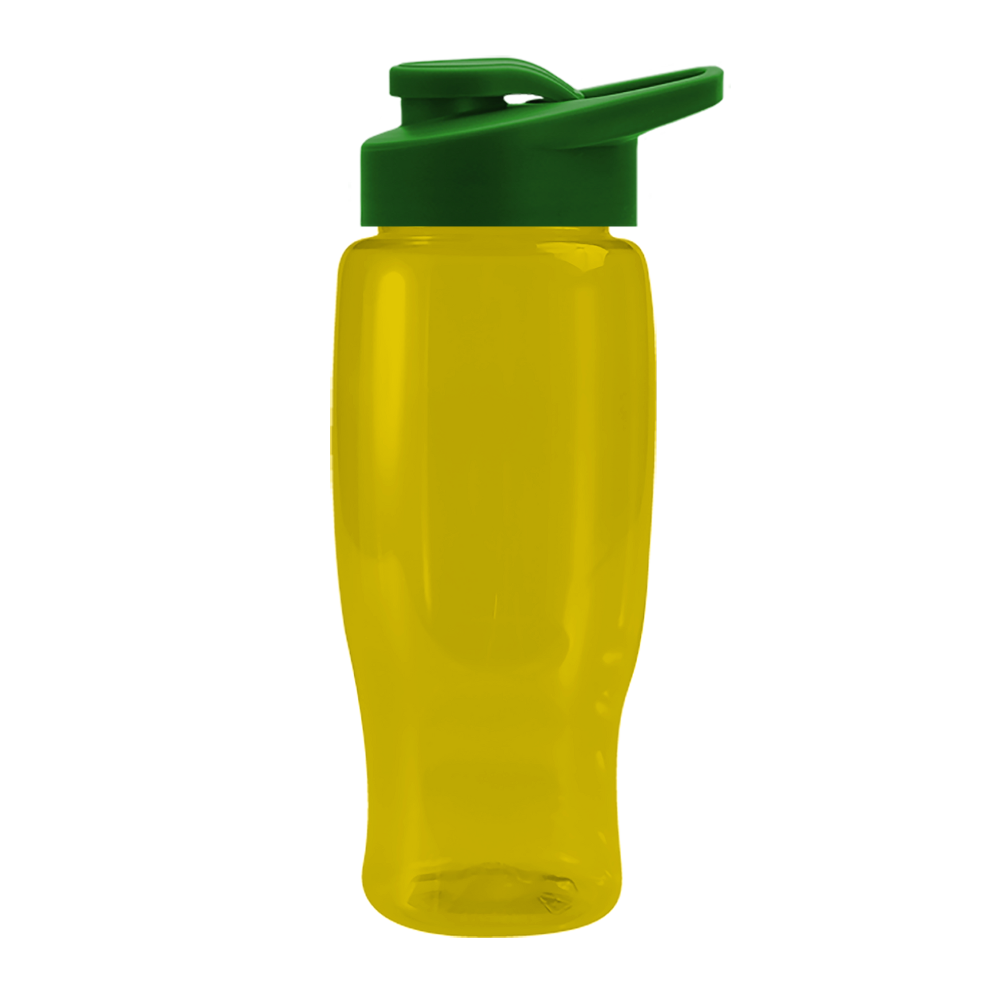 Poly+ Recycled Bottle with Drink-Thru Lid - 27 oz.