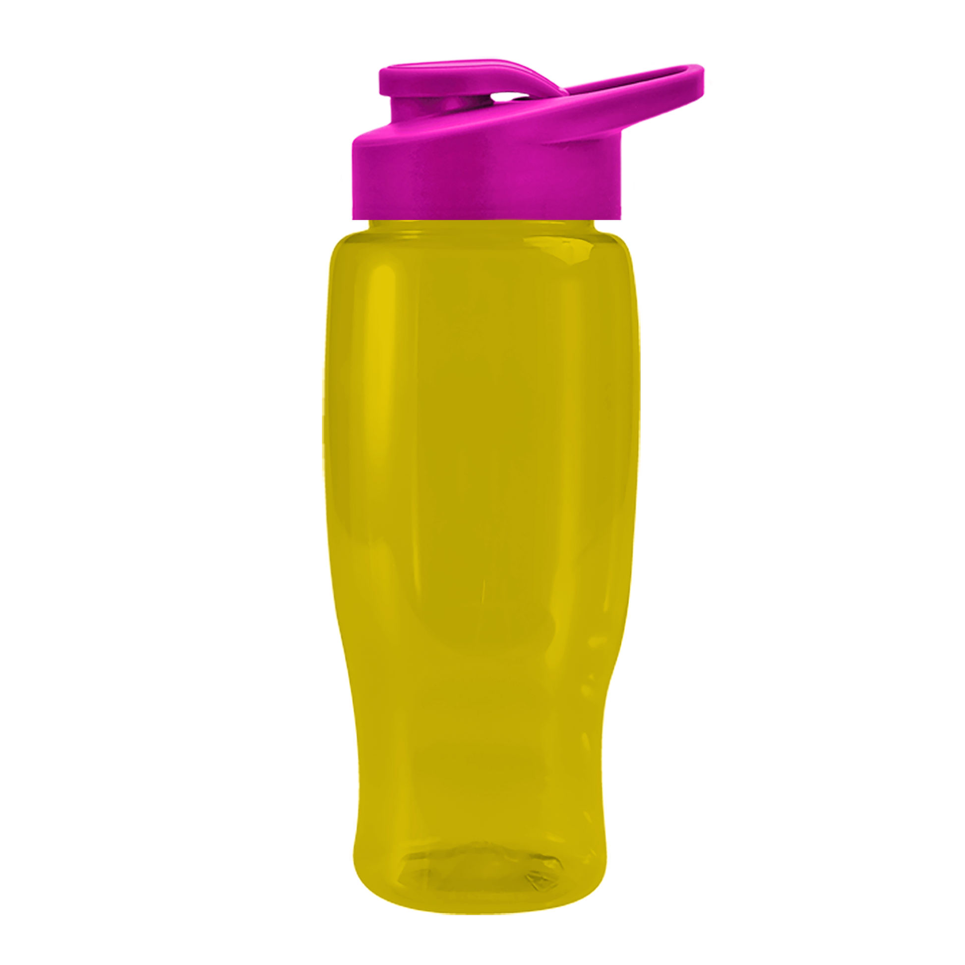 Poly+ Recycled Bottle with Drink-Thru Lid - 27 oz.