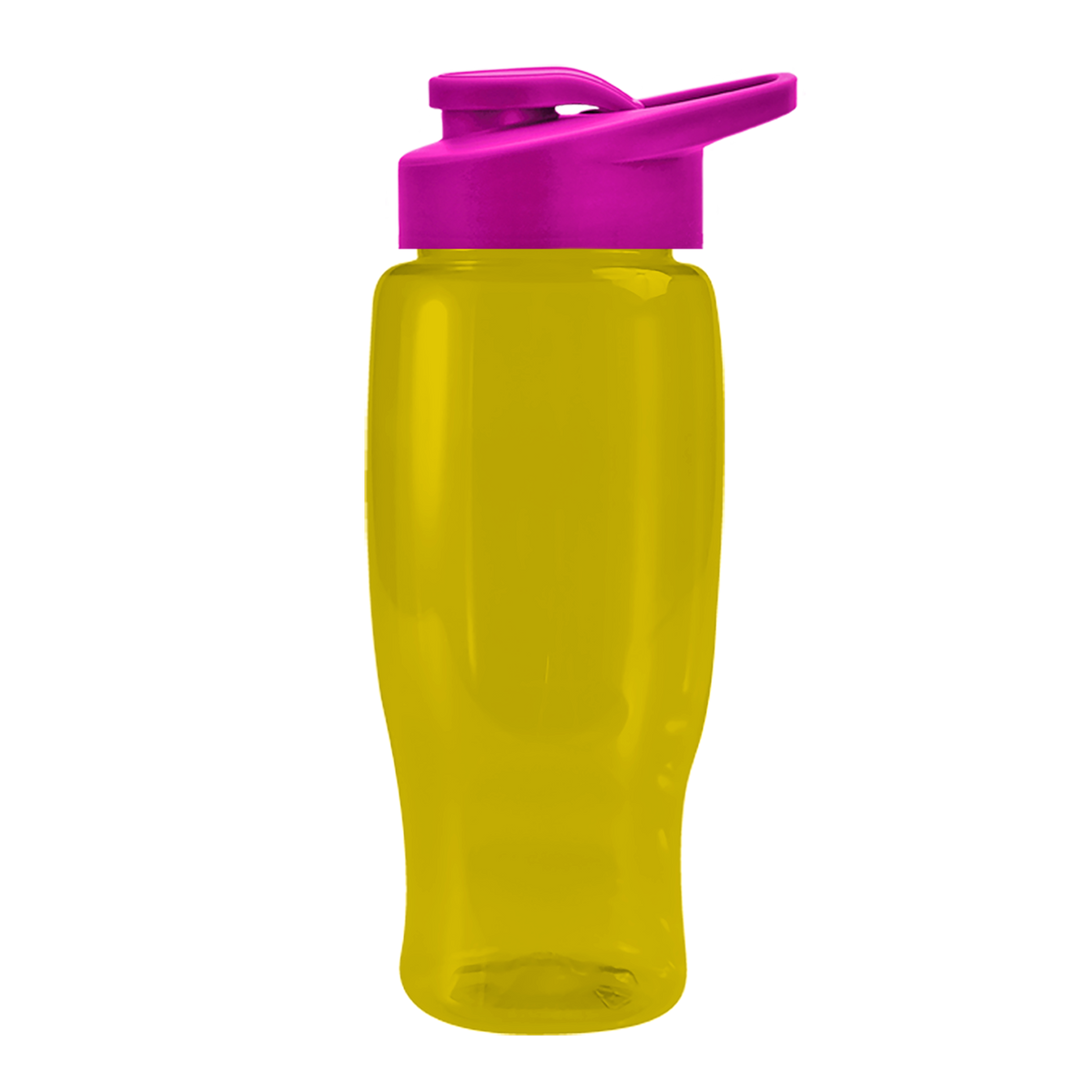 Custom logo Poly+ Recycled Bottle with Drink-Thru Lid - 27 oz.