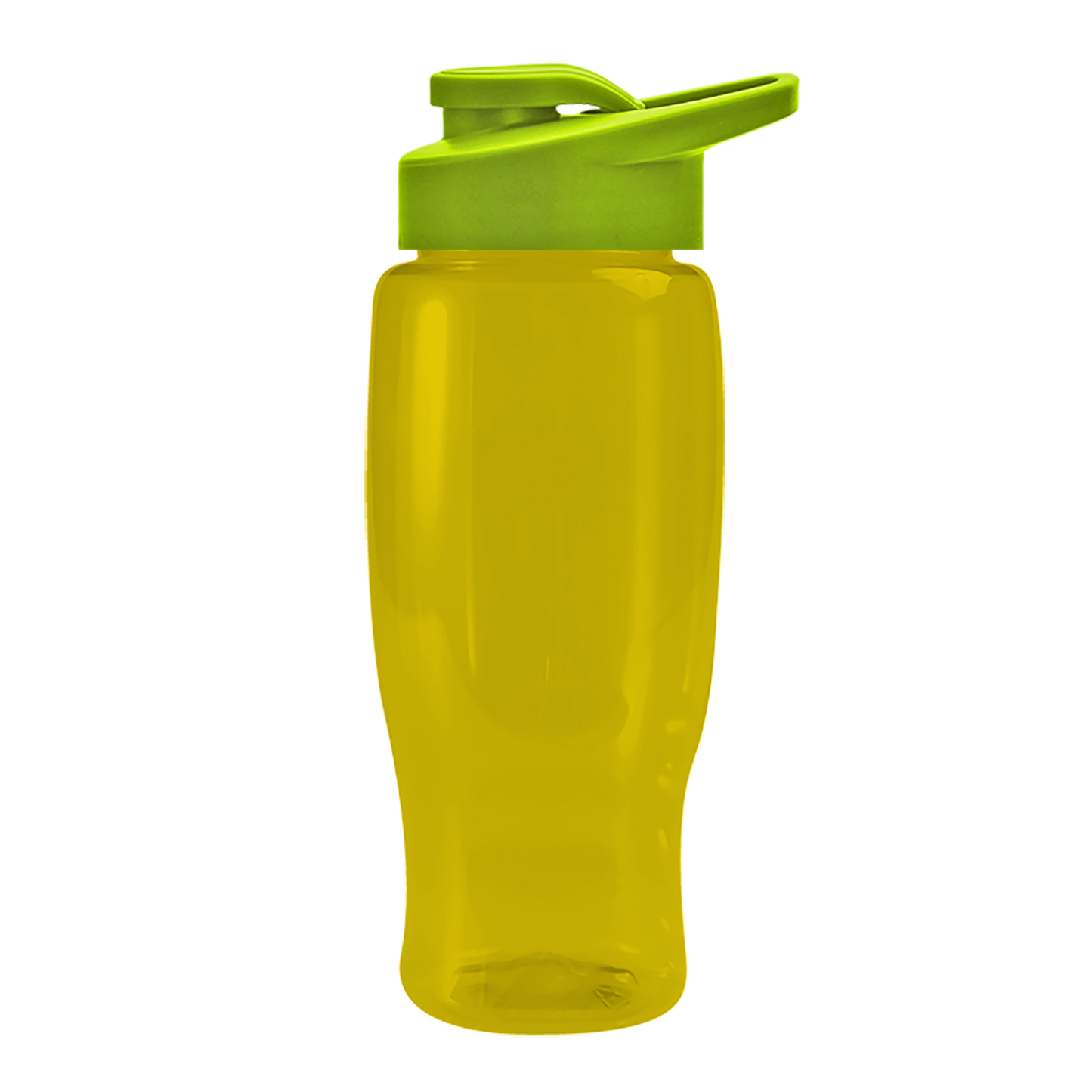 Poly+ Recycled Bottle with Drink-Thru Lid - 27 oz.