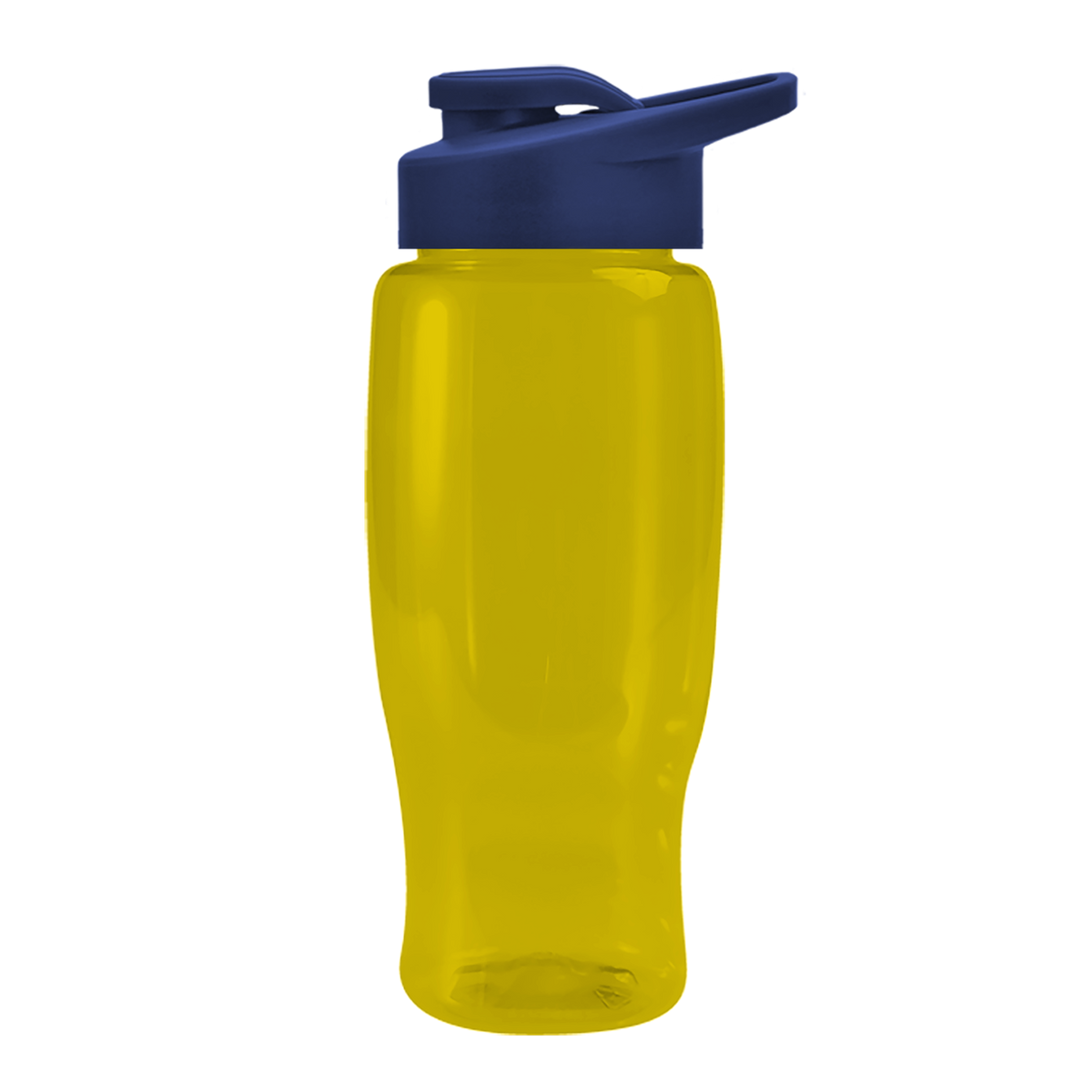 Custom logo Poly+ Recycled Bottle with Drink-Thru Lid - 27 oz.
