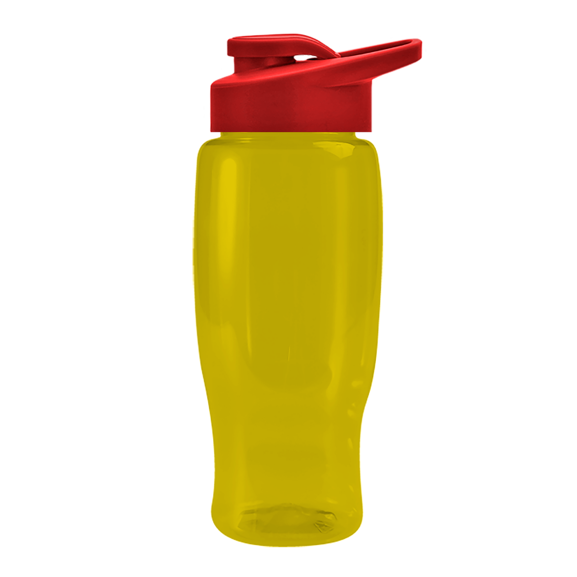 Poly+ Recycled Bottle with Drink-Thru Lid - 27 oz.