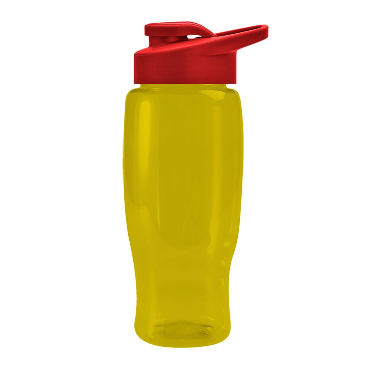 Custom logo Poly+ Recycled Bottle with Drink-Thru Lid - 27 oz.