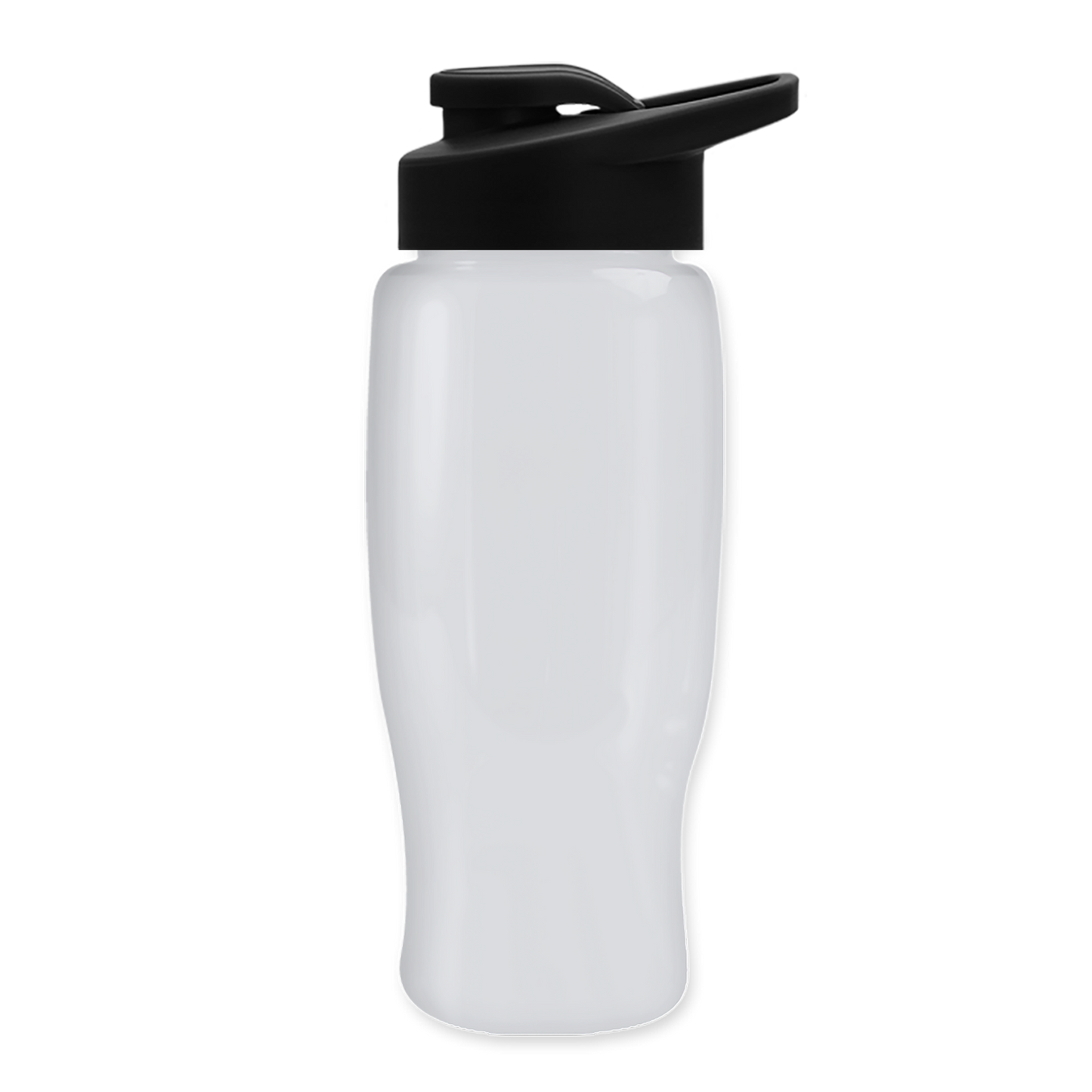 Poly+ Recycled Bottle with Drink-Thru Lid - 27 oz.