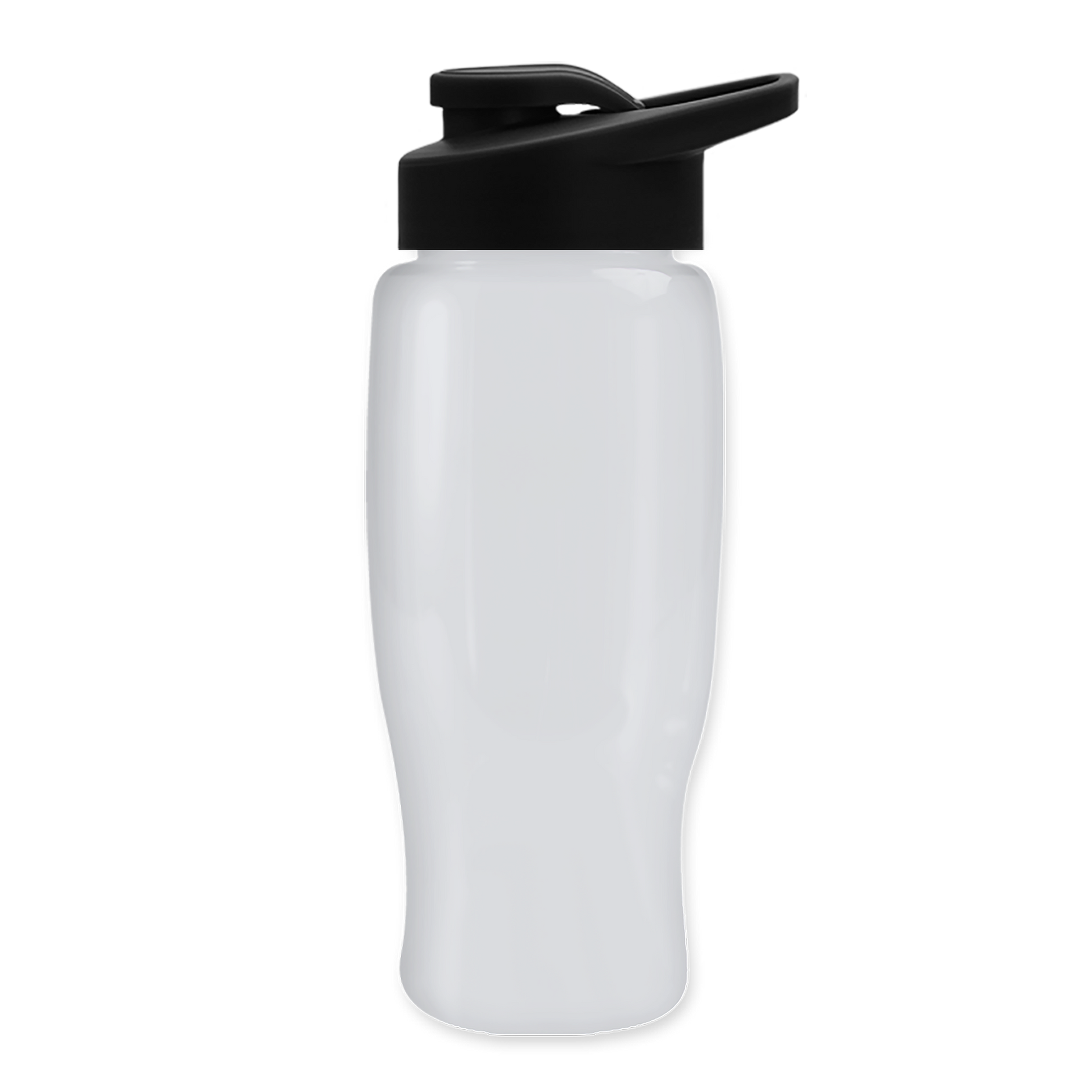 Poly+ Recycled Bottle with Drink-Thru Lid - 27 oz.