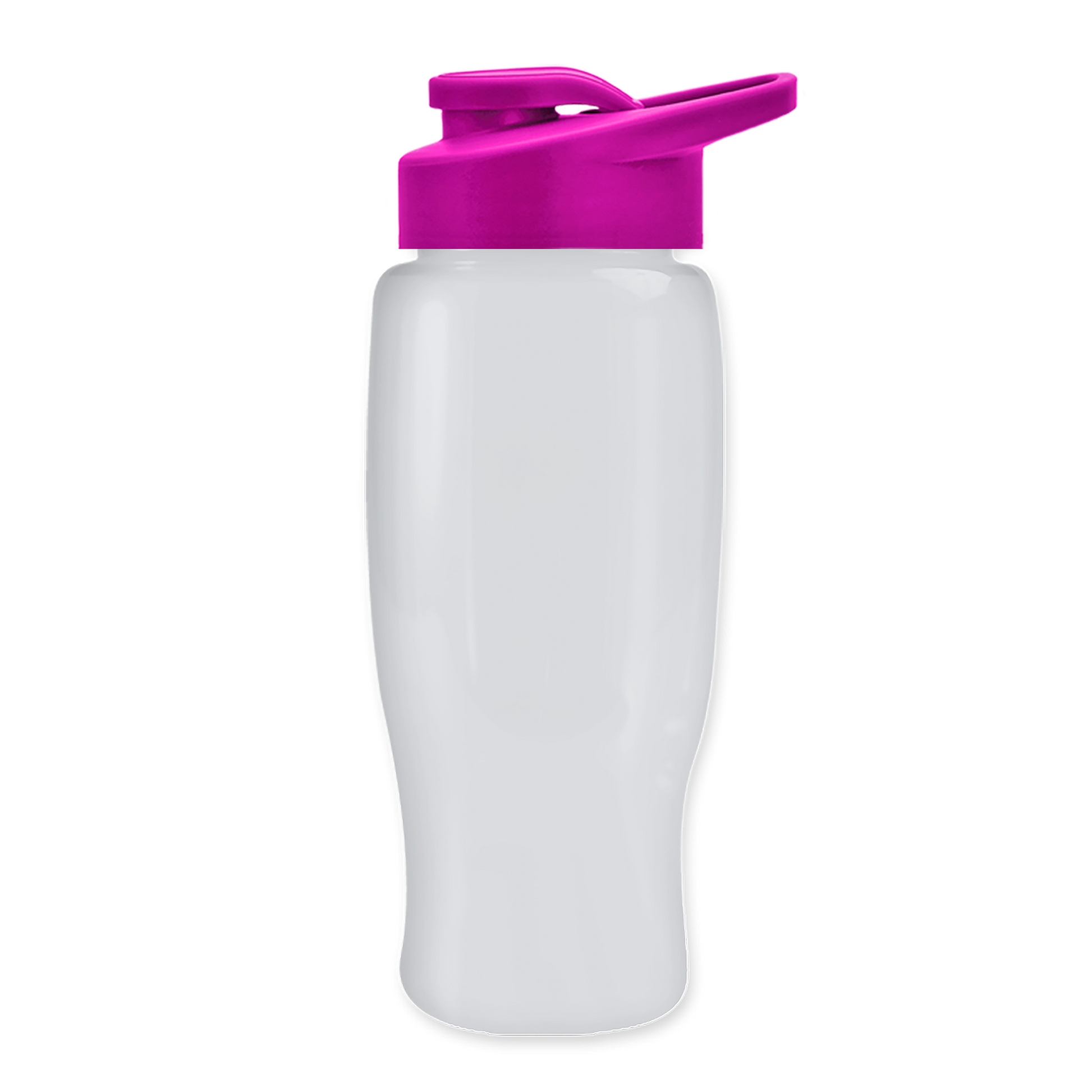 Poly+ Recycled Bottle with Drink-Thru Lid - 27 oz.
