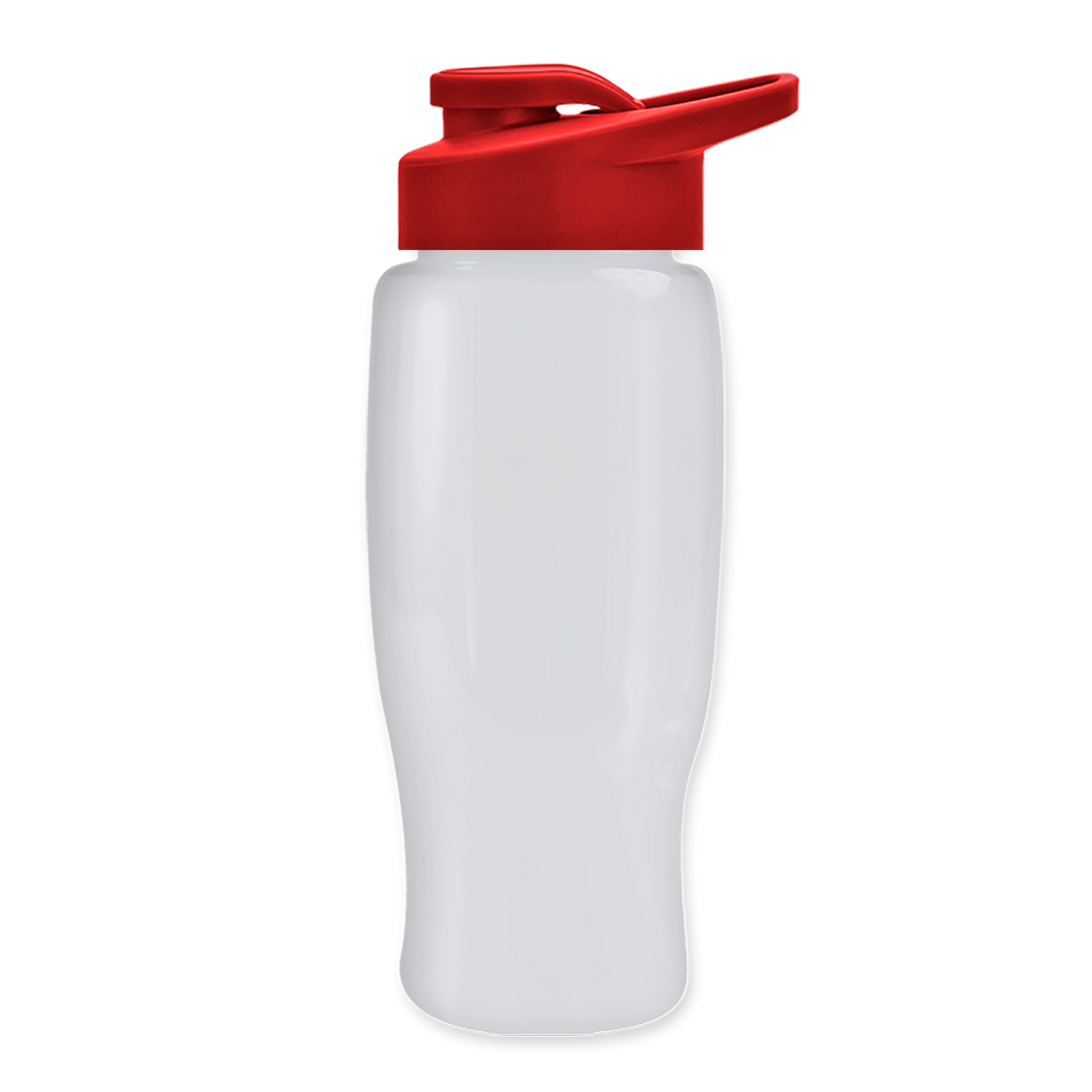 Poly+ Recycled Bottle with Drink-Thru Lid - 27 oz.