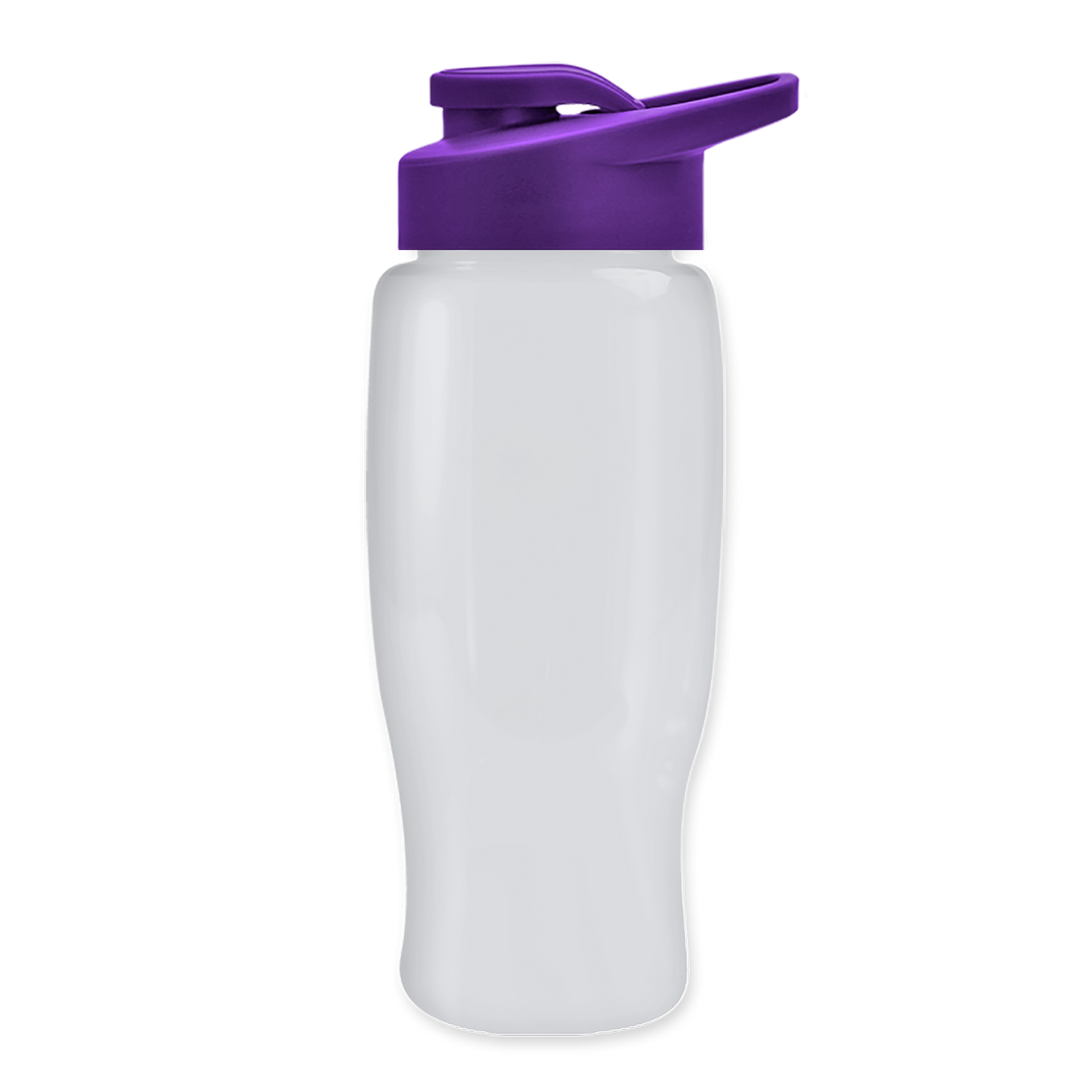 Poly+ Recycled Bottle with Drink-Thru Lid - 27 oz.