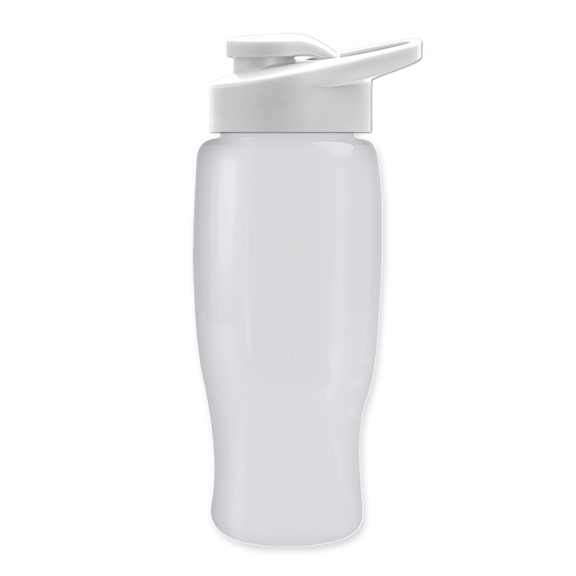 Poly+ Recycled Bottle with Drink-Thru Lid - 27 oz.