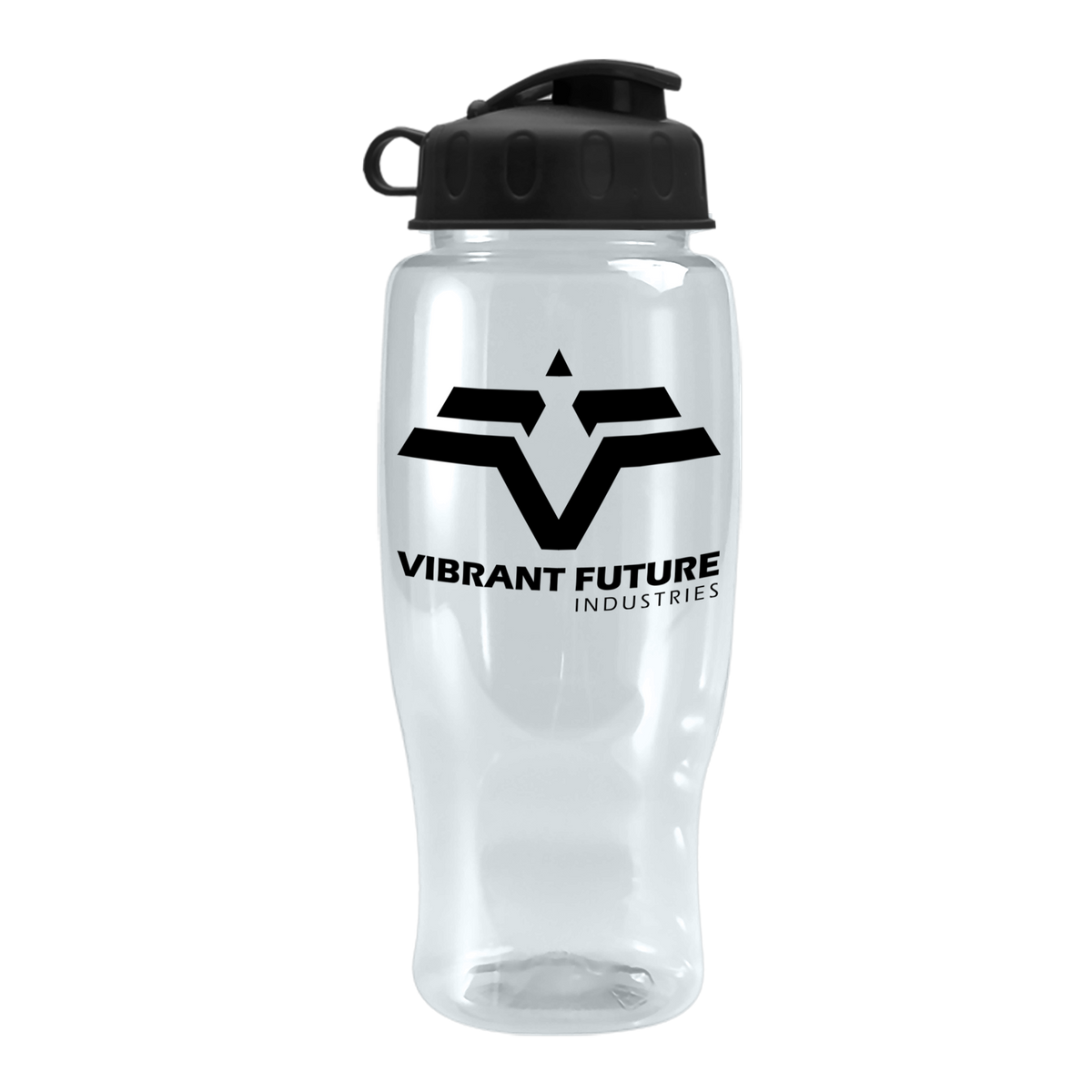 Custom logo Poly+ Recycled Bottle with Flip Lid - 27 oz.