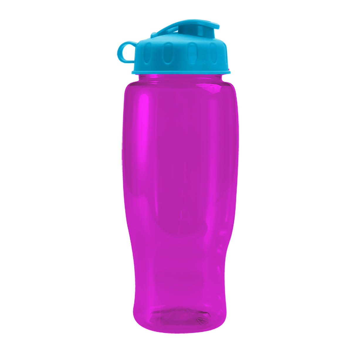 Custom logo Poly+ Recycled Bottle with Flip Lid - 27 oz.