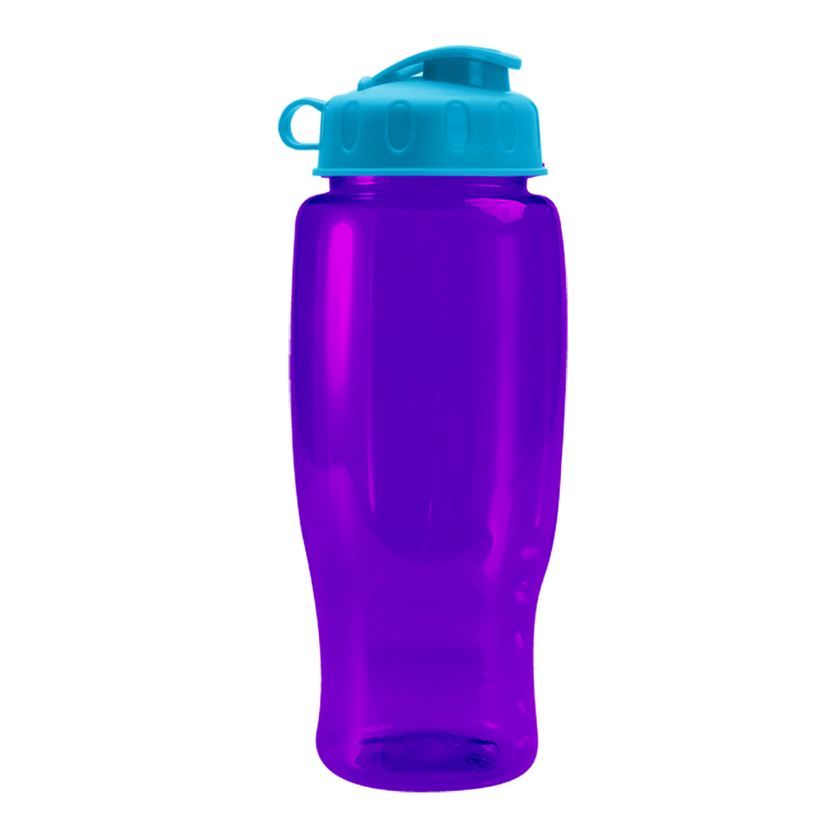 Custom logo Poly+ Recycled Bottle with Flip Lid - 27 oz.