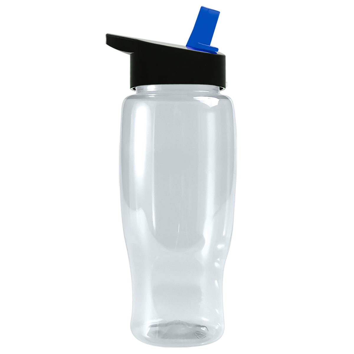 Custom logo Poly+ Recycled Bottle with Flip-Straw Lid - 27 oz.