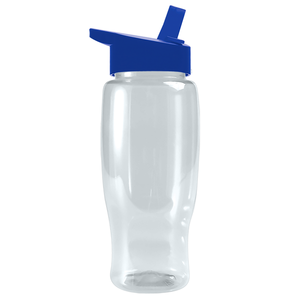 Custom logo Poly+ Recycled Bottle with Flip-Straw Lid - 27 oz.