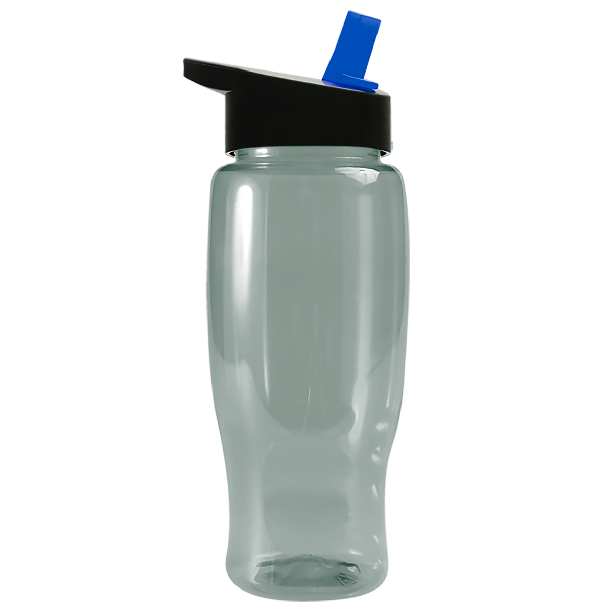 Custom logo Poly+ Recycled Bottle with Flip-Straw Lid - 27 oz.