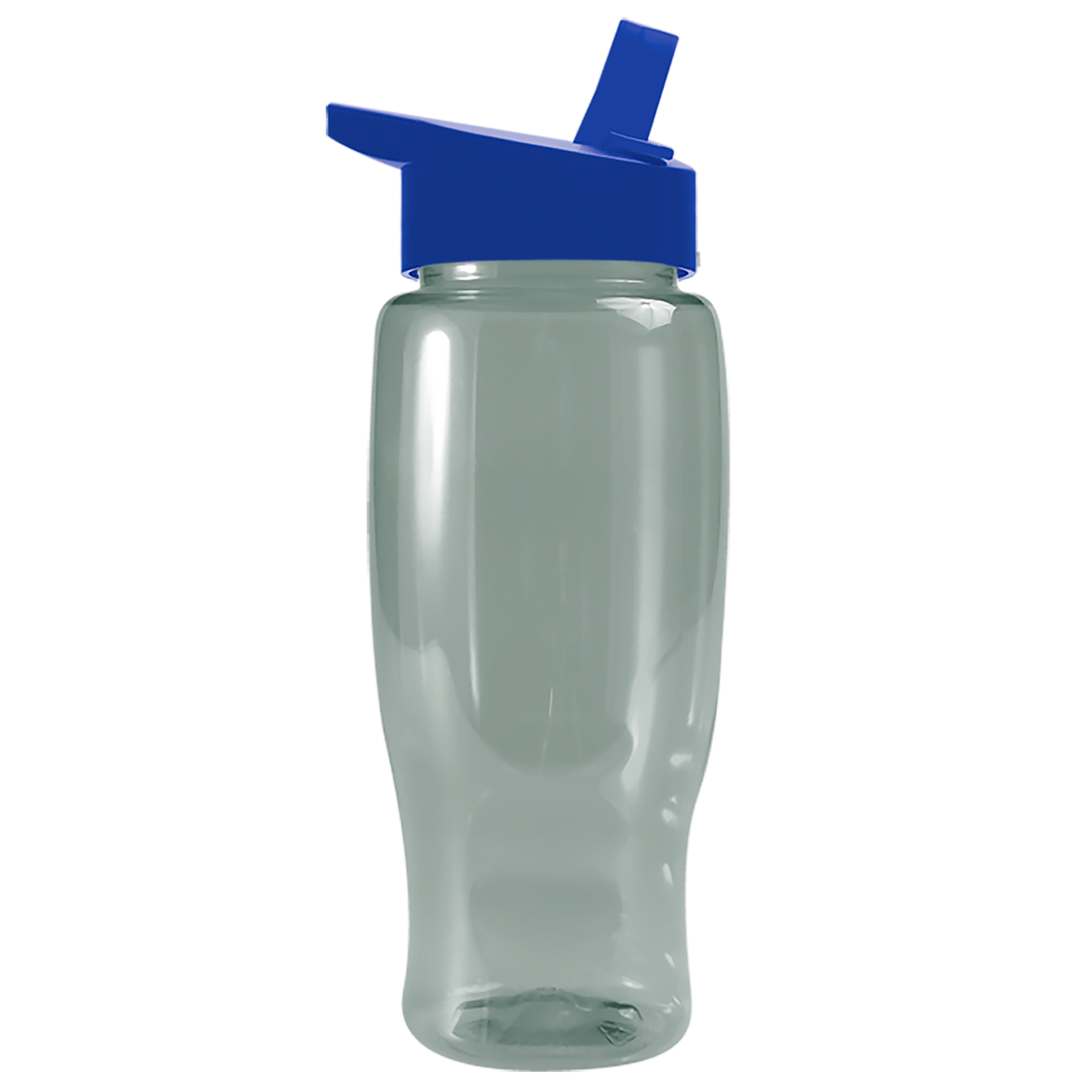 Custom logo Poly+ Recycled Bottle with Flip-Straw Lid - 27 oz.