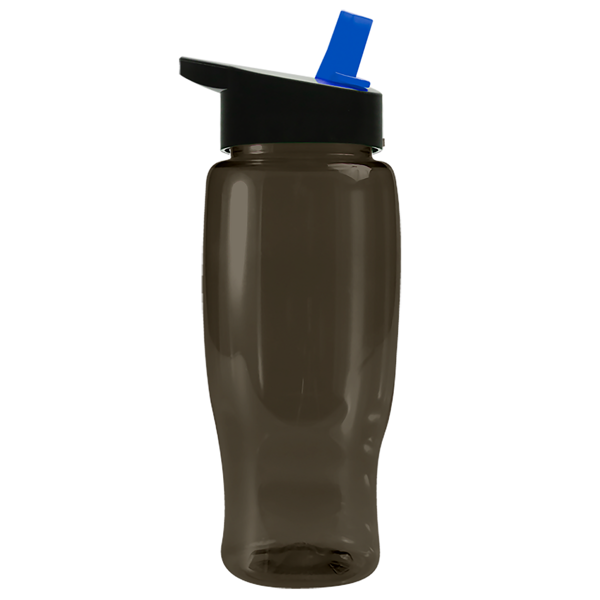 Custom logo Poly+ Recycled Bottle with Flip-Straw Lid - 27 oz.